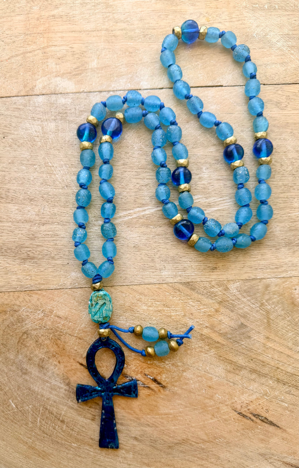 Saqquara Egyptian Ankh Necklace