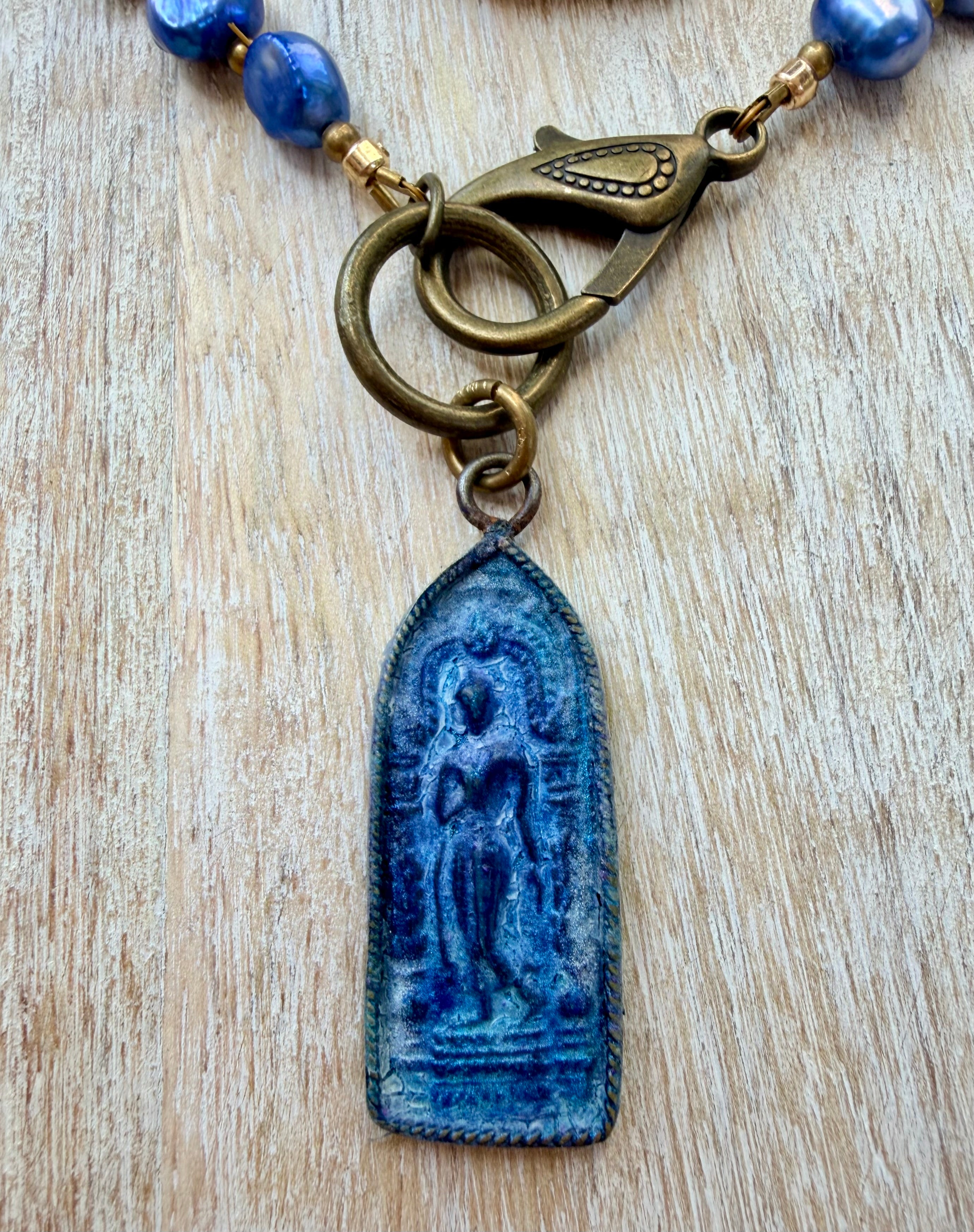 The San Juan Capistrano Pearl Buddha Necklace