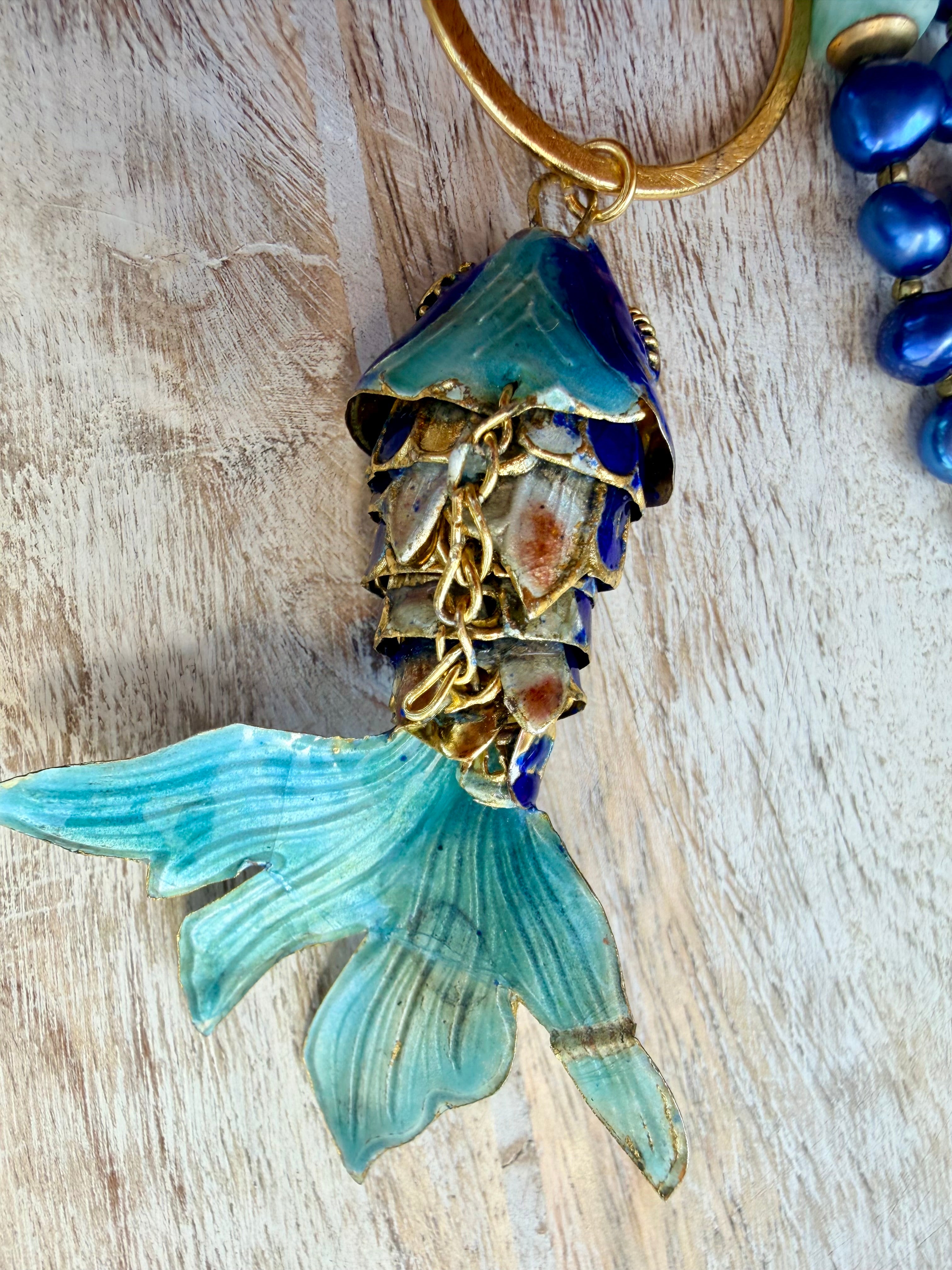 Blue Pearl Laguna Necklace