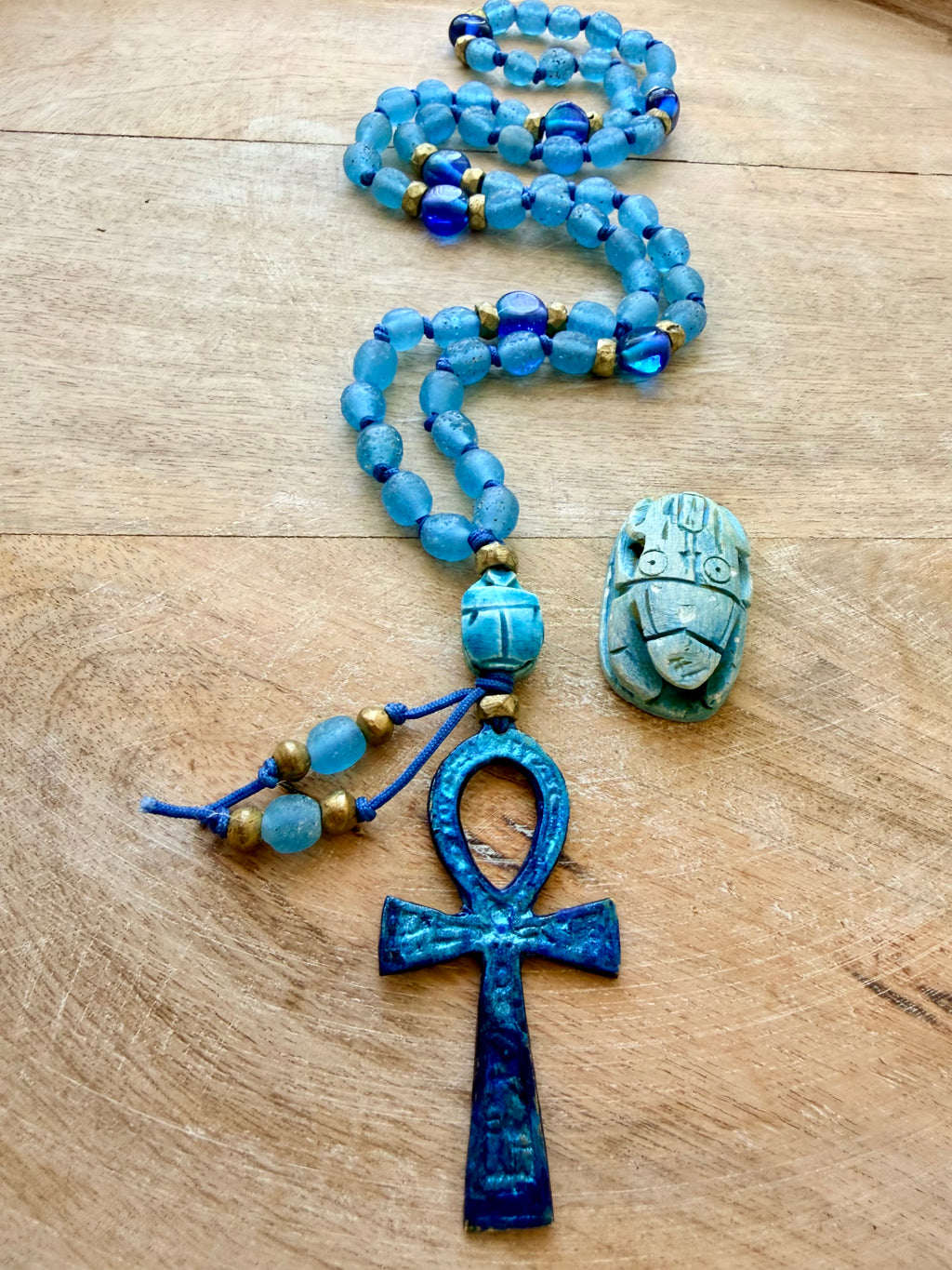 Saqquara Egyptian Ankh Necklace