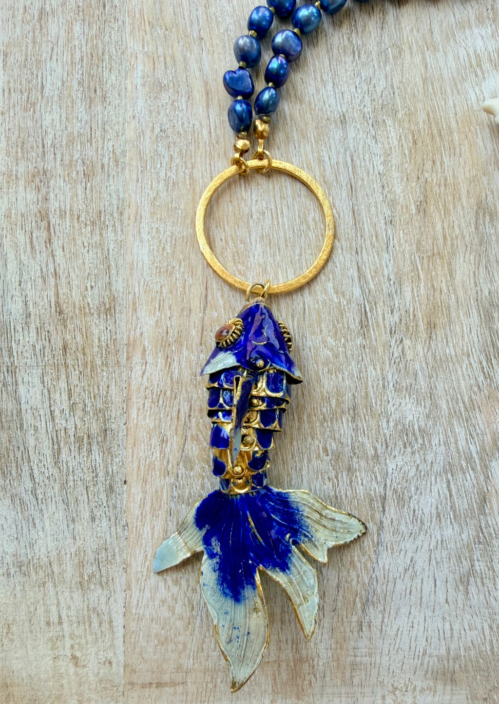 Blue Pearl Laguna Necklace