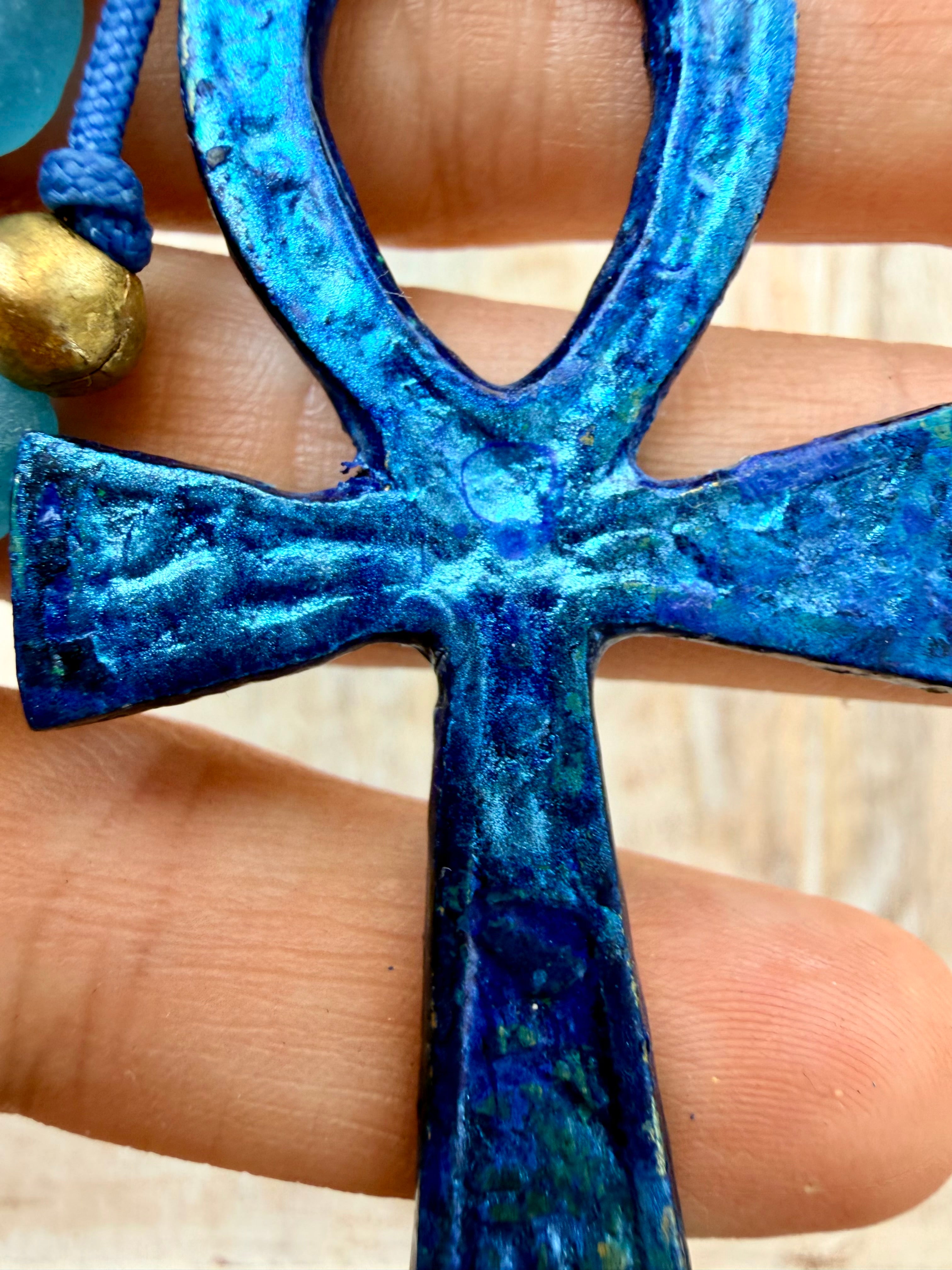 Saqquara Egyptian Ankh Necklace