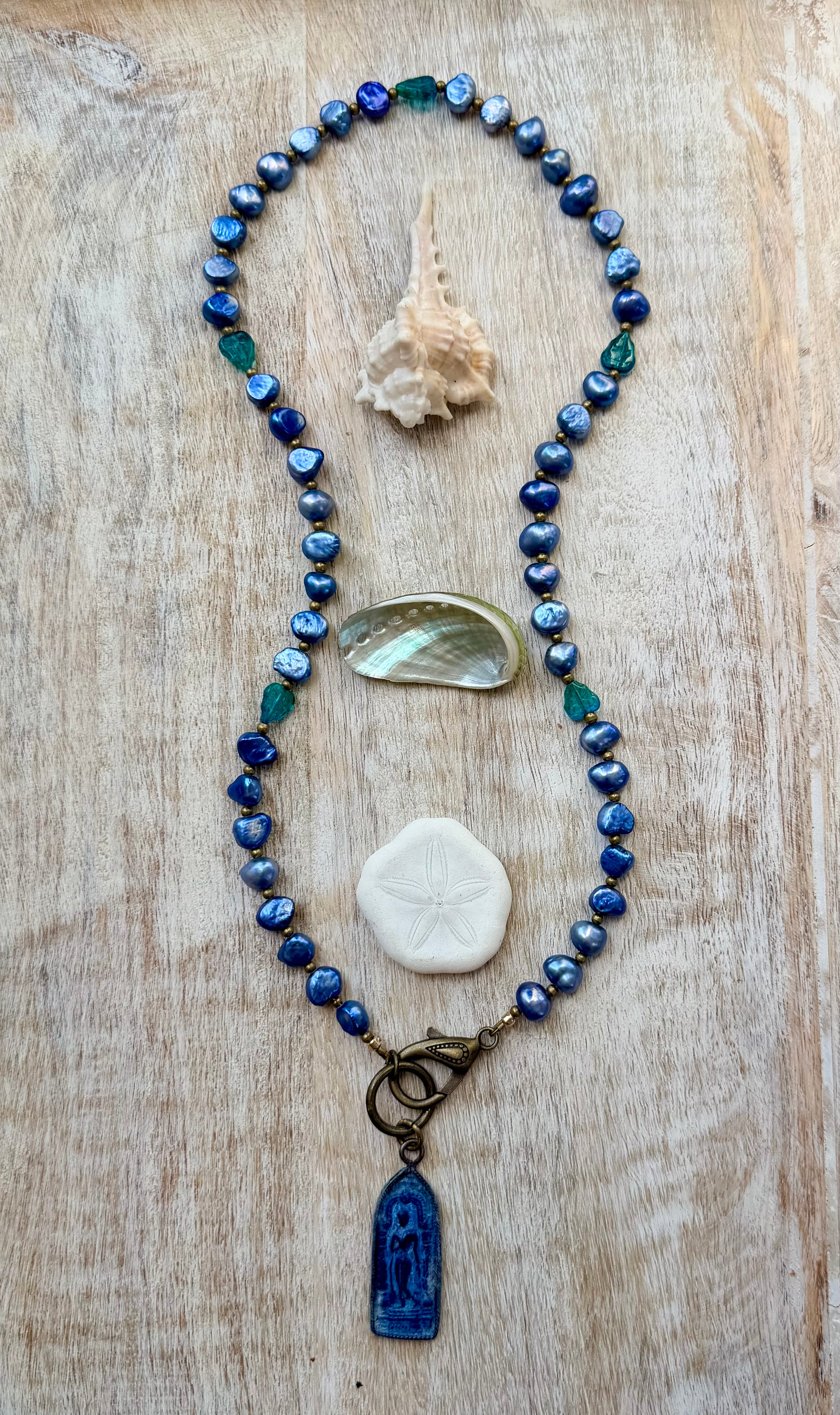 The San Juan Capistrano Pearl Buddha Necklace