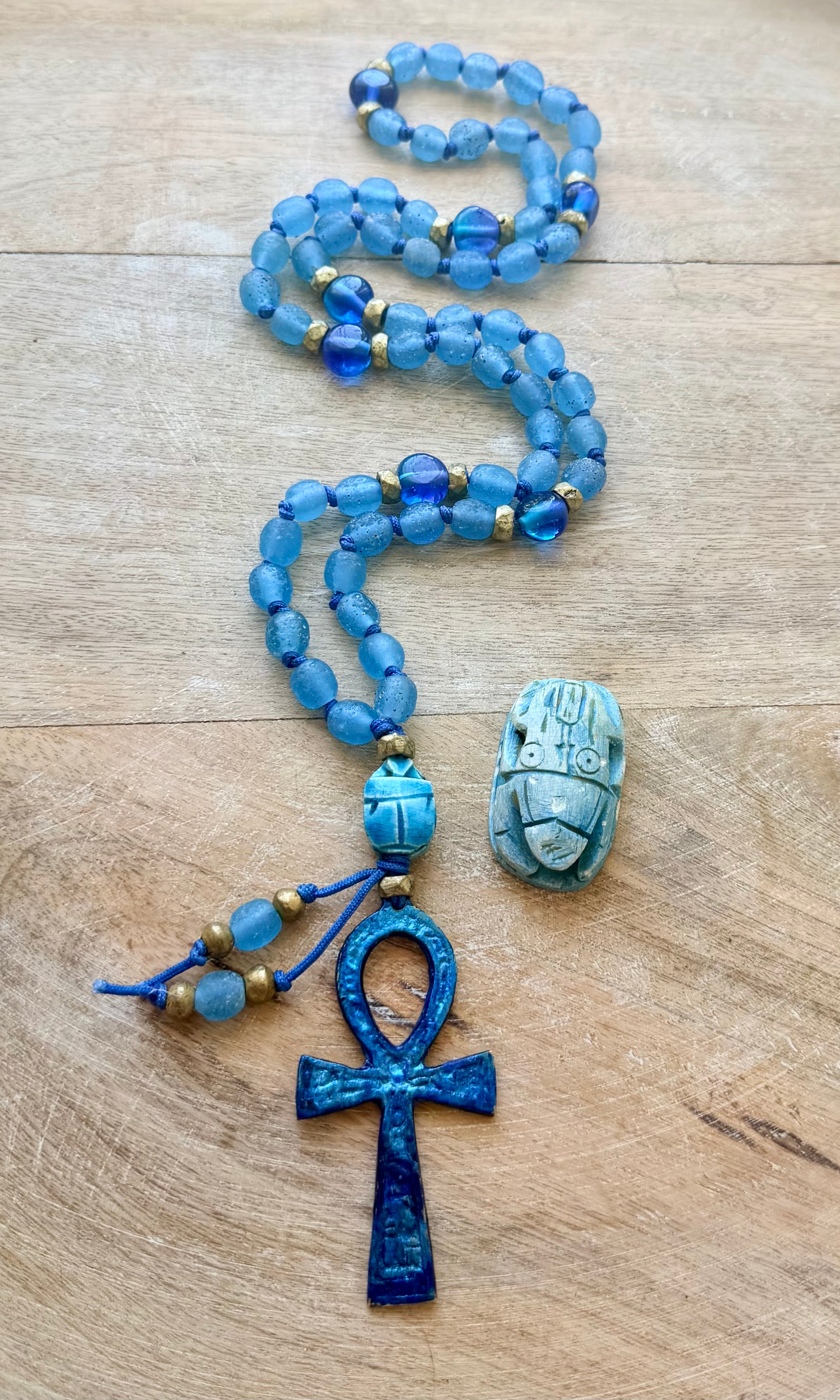 Saqquara Egyptian Ankh Necklace