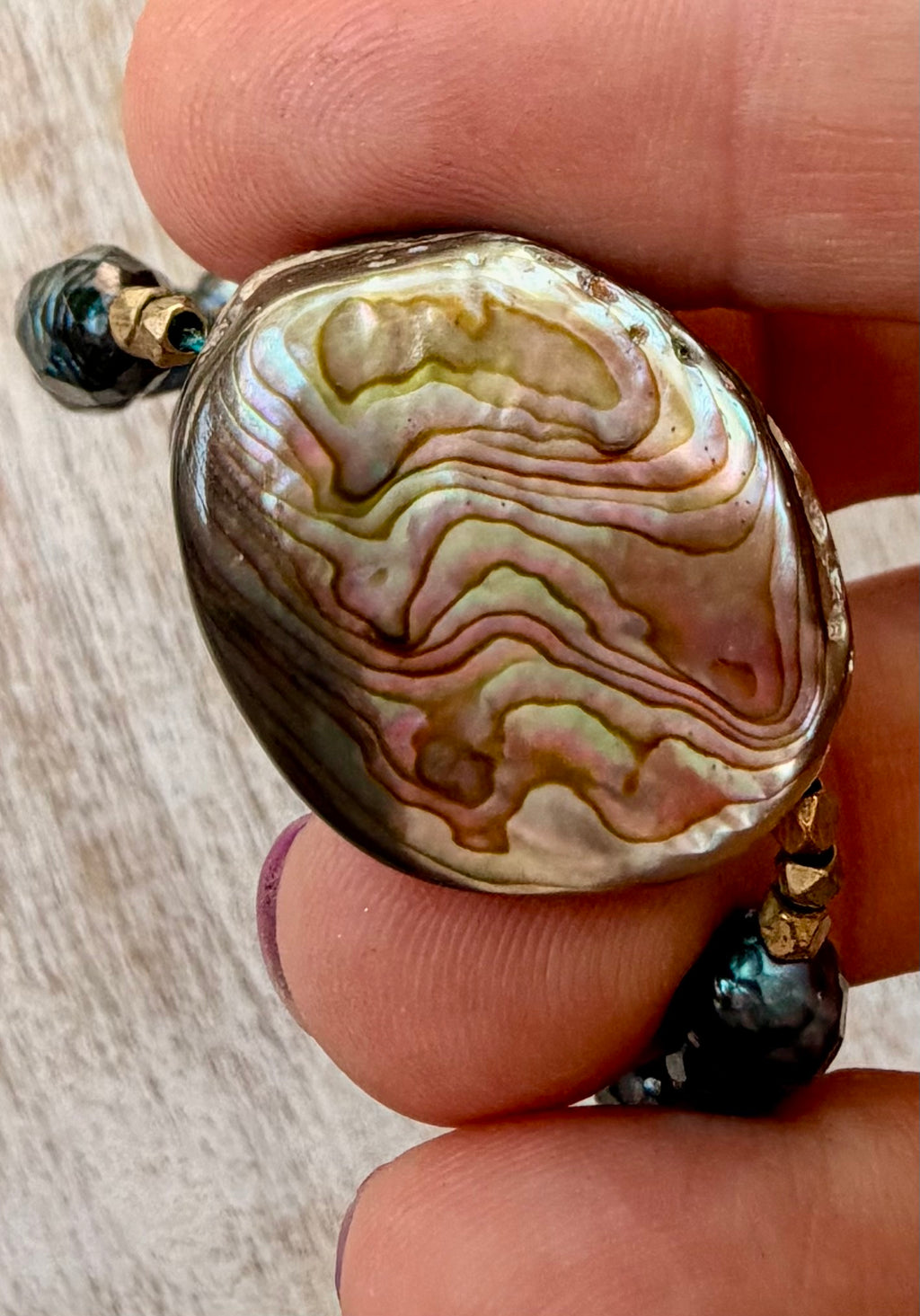 The Los Osos Pearl & Abalone Necklace
