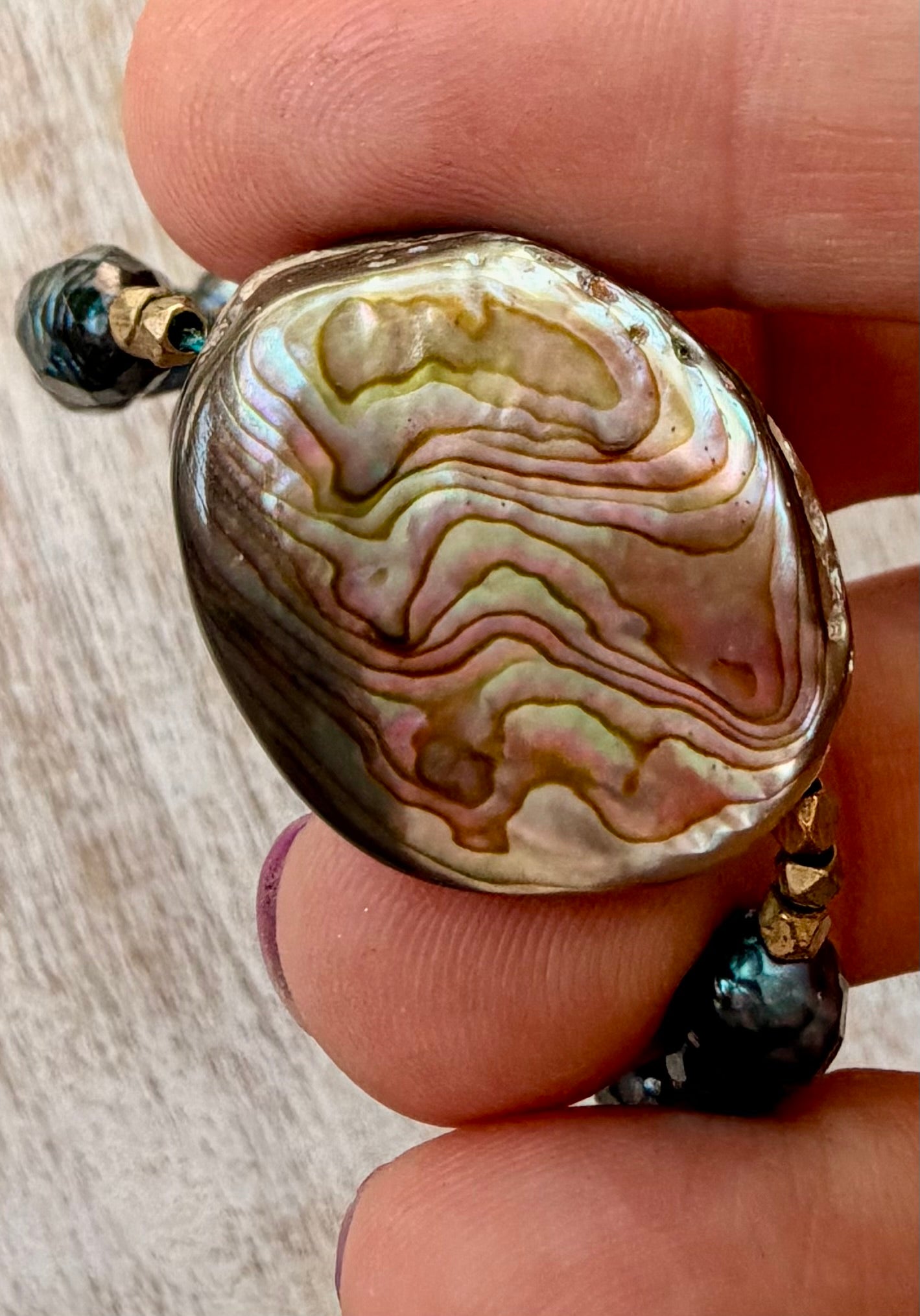 The Los Osos Pearl & Abalone Necklace