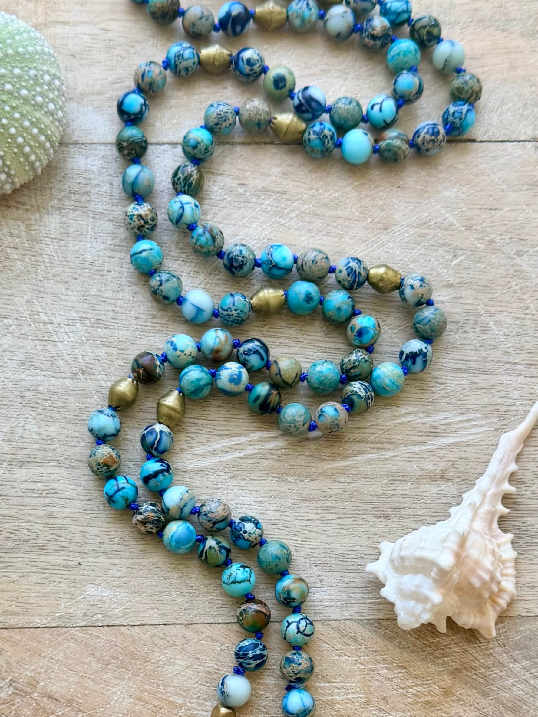 Sunset Beach Mala Necklace