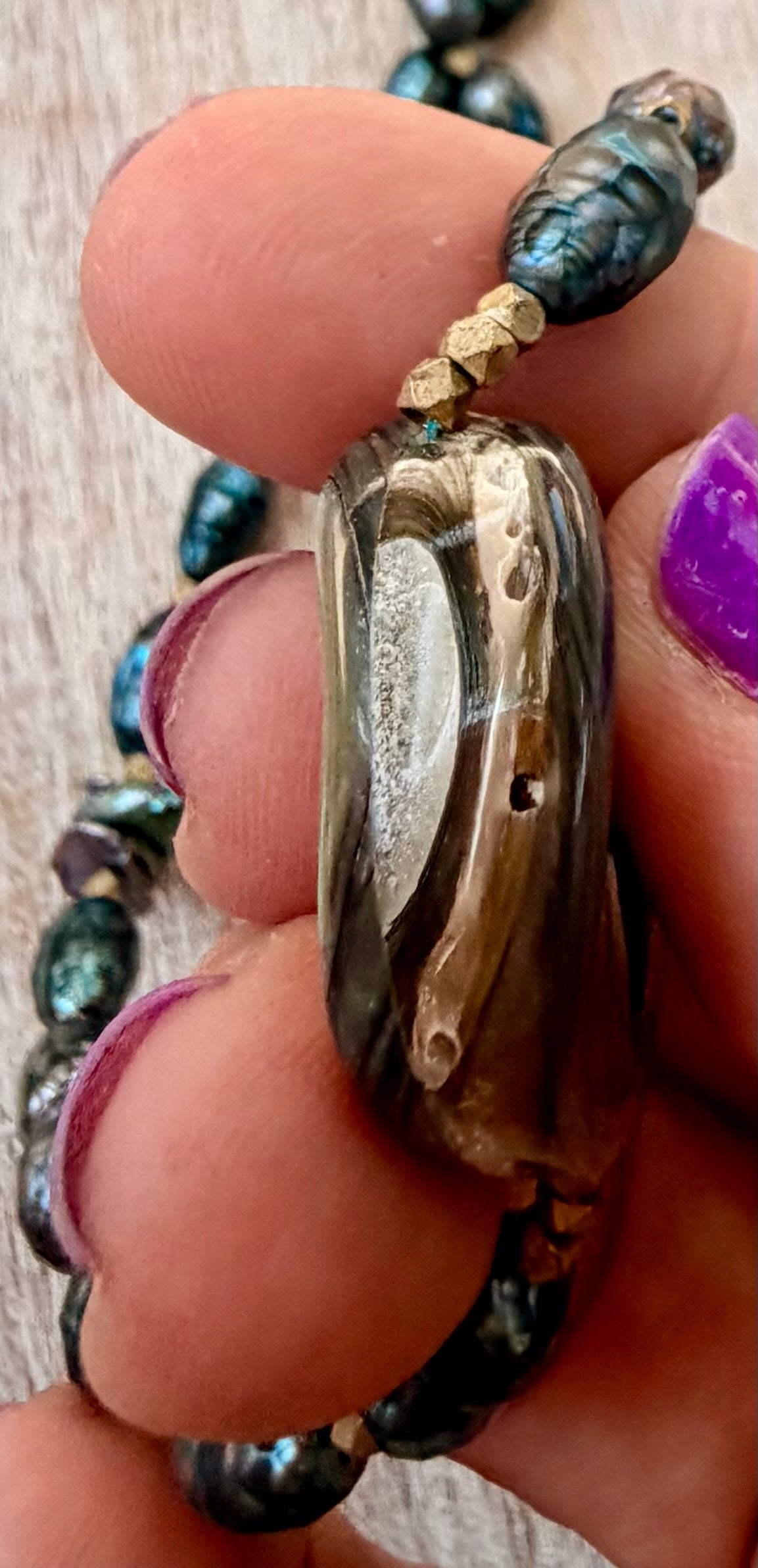 The Los Osos Pearl & Abalone Necklace
