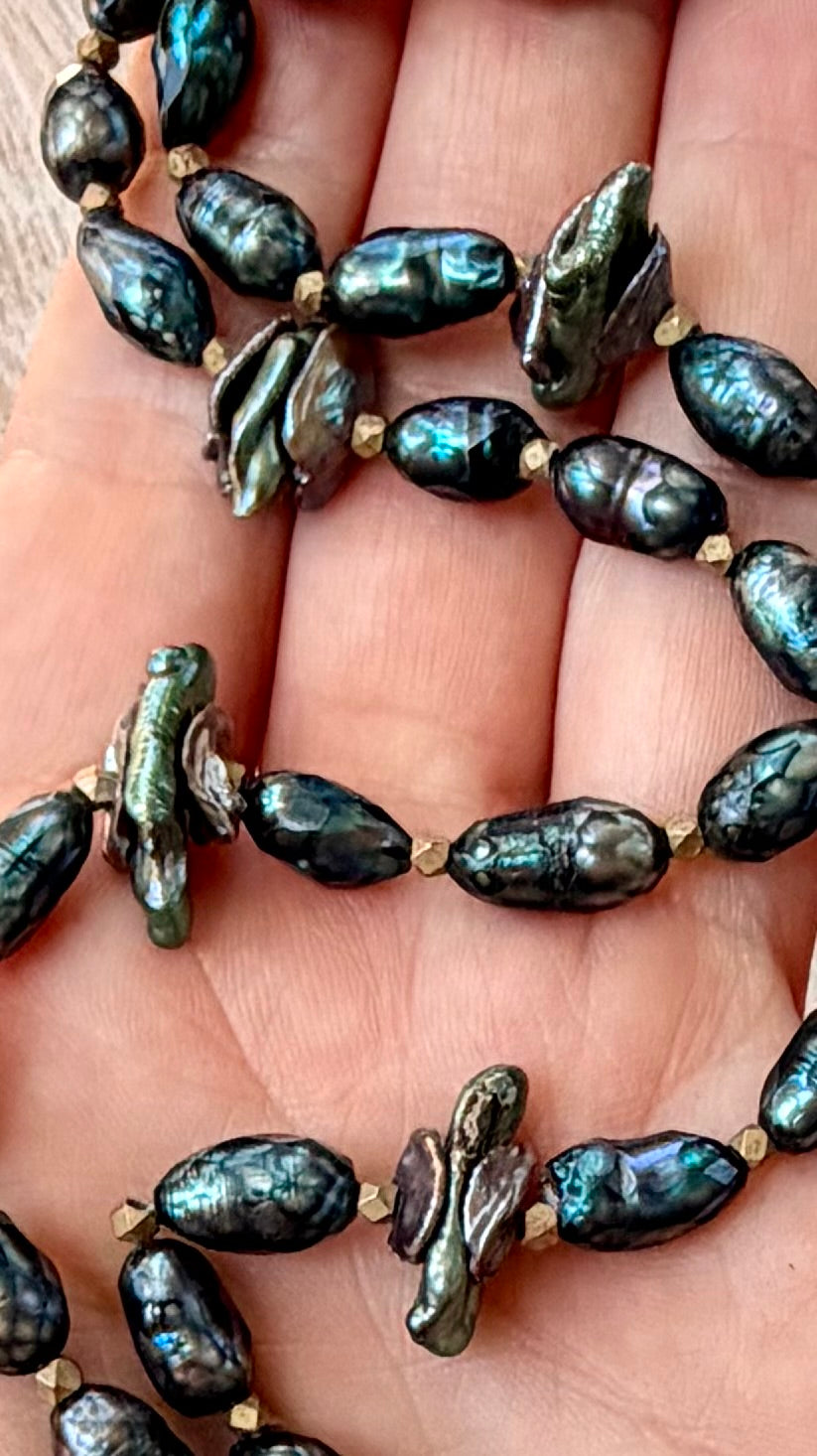 The Los Osos Pearl & Abalone Necklace