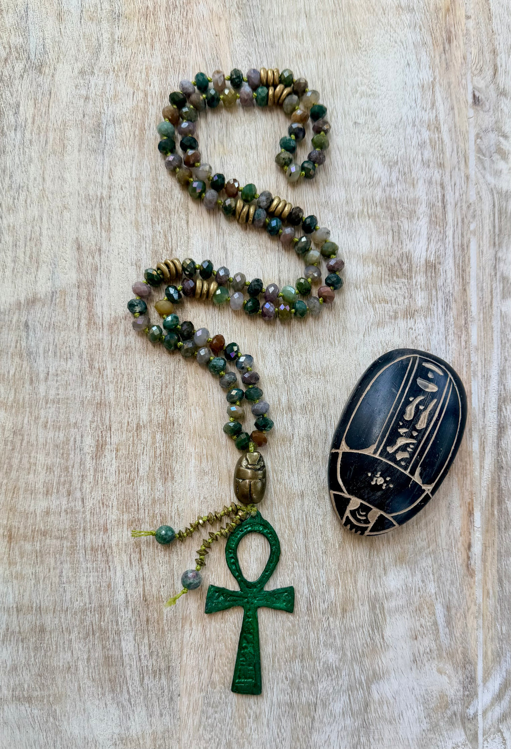 Abydos Egyptian Ankh Necklace