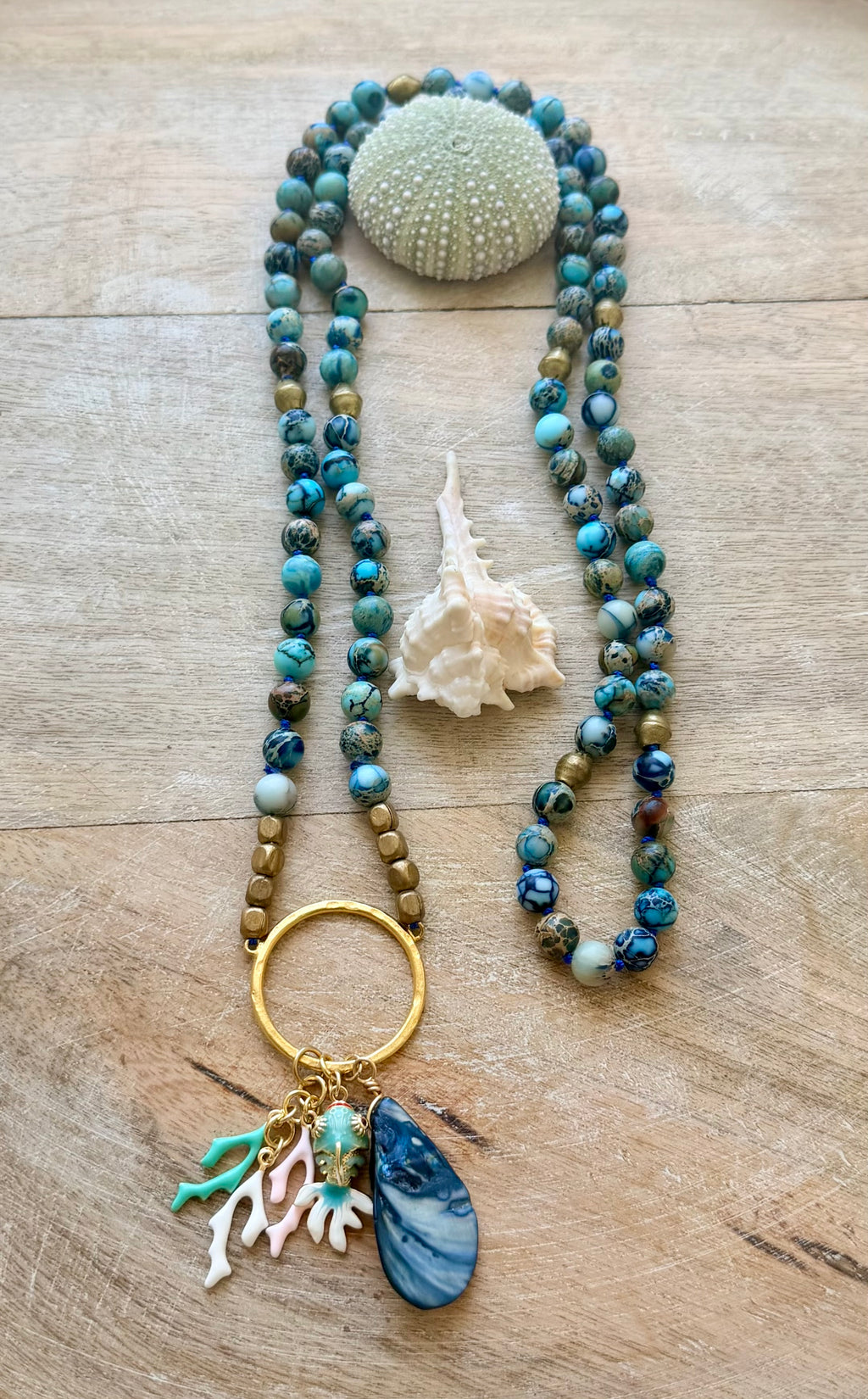Sunset Beach Mala Necklace