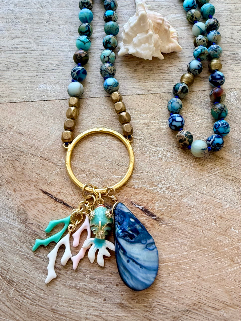 Sunset Beach Mala Necklace