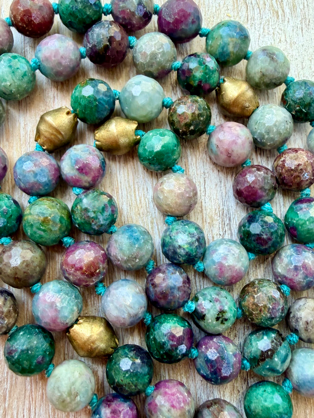 Indian Agate & Tibetan Pendant Necklace