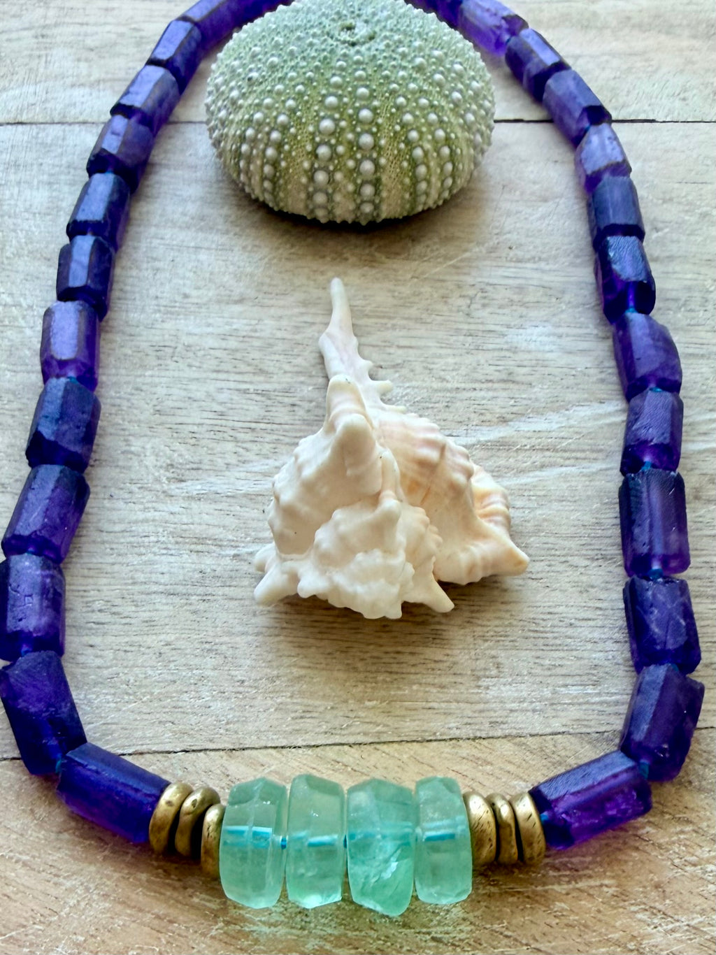 The Amethyst & Fluorite Choker