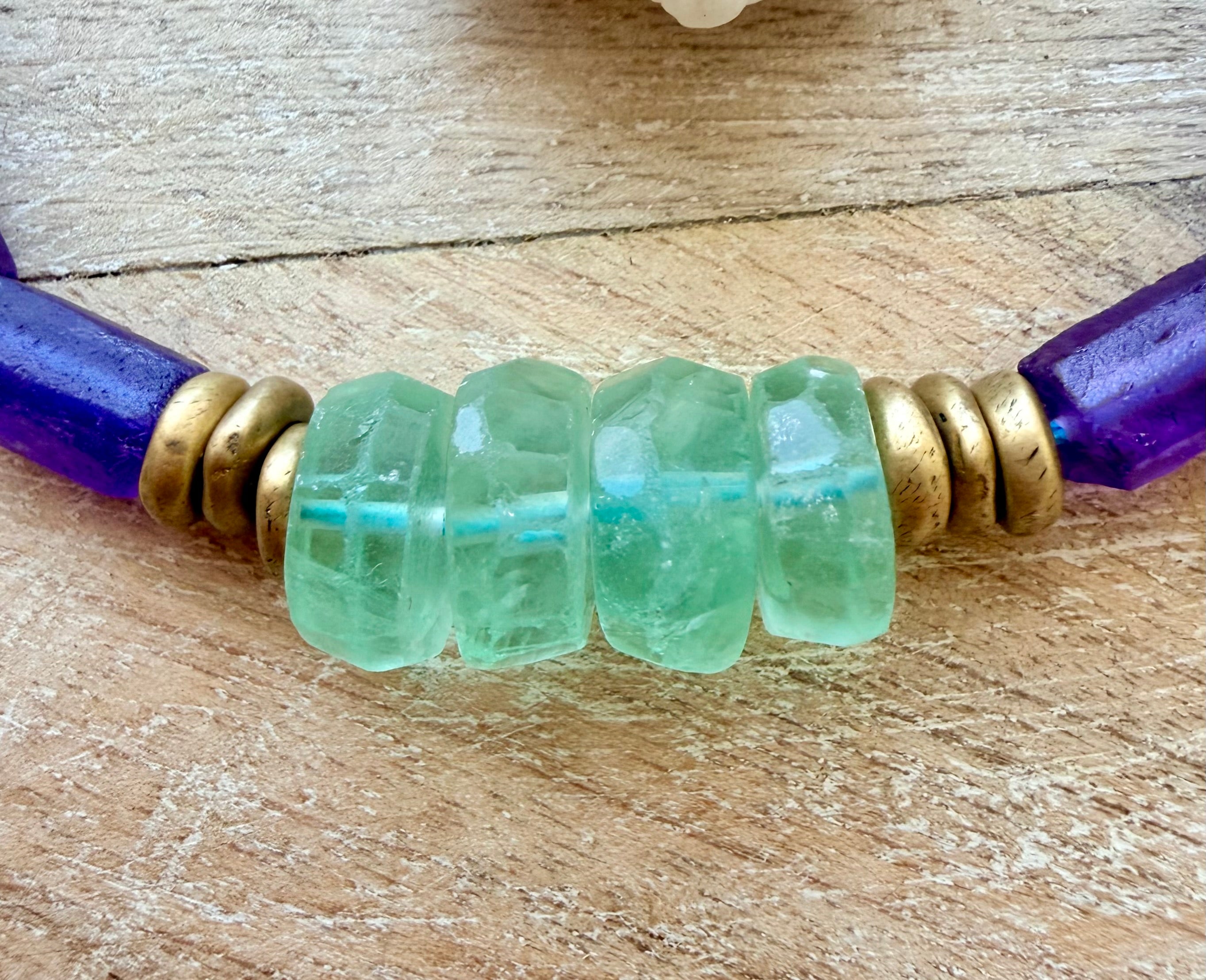 The Amethyst & Fluorite Choker