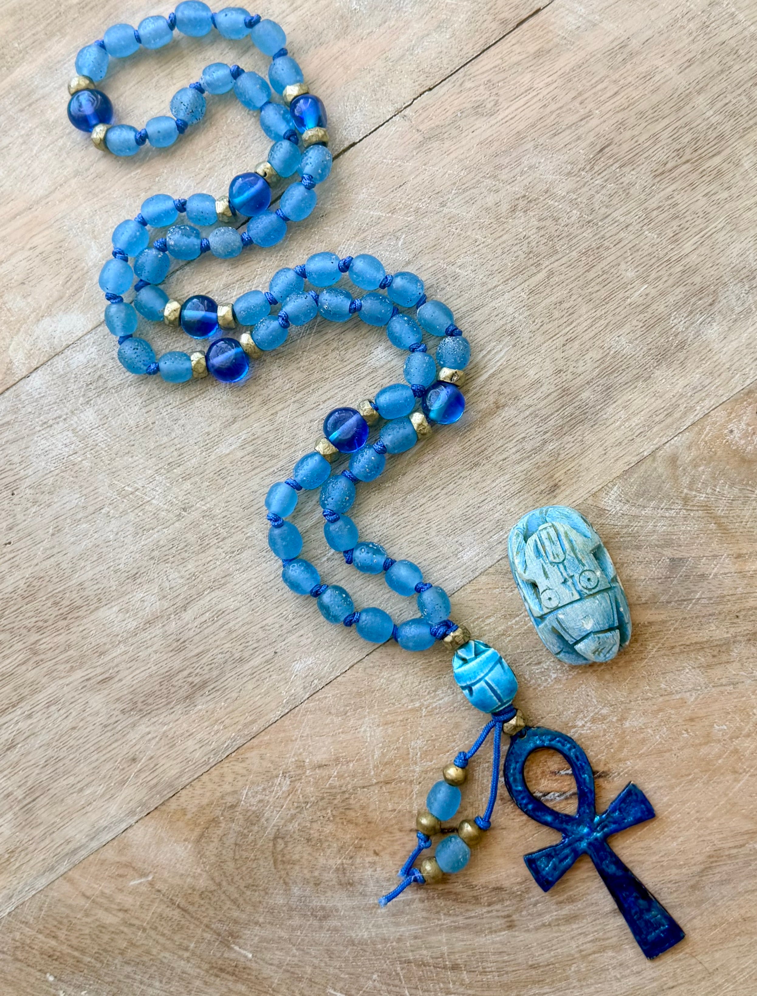 Saqquara Egyptian Ankh Necklace