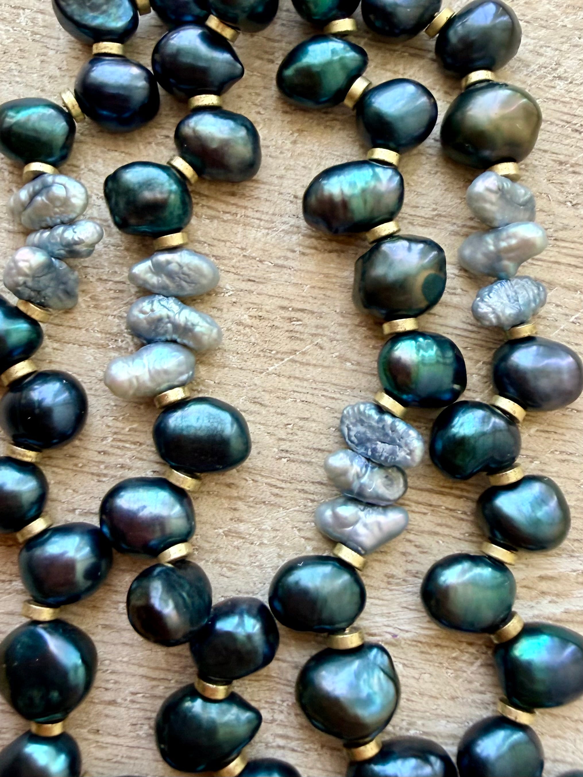 The Morro Bay Pearl & Abalone Necklace