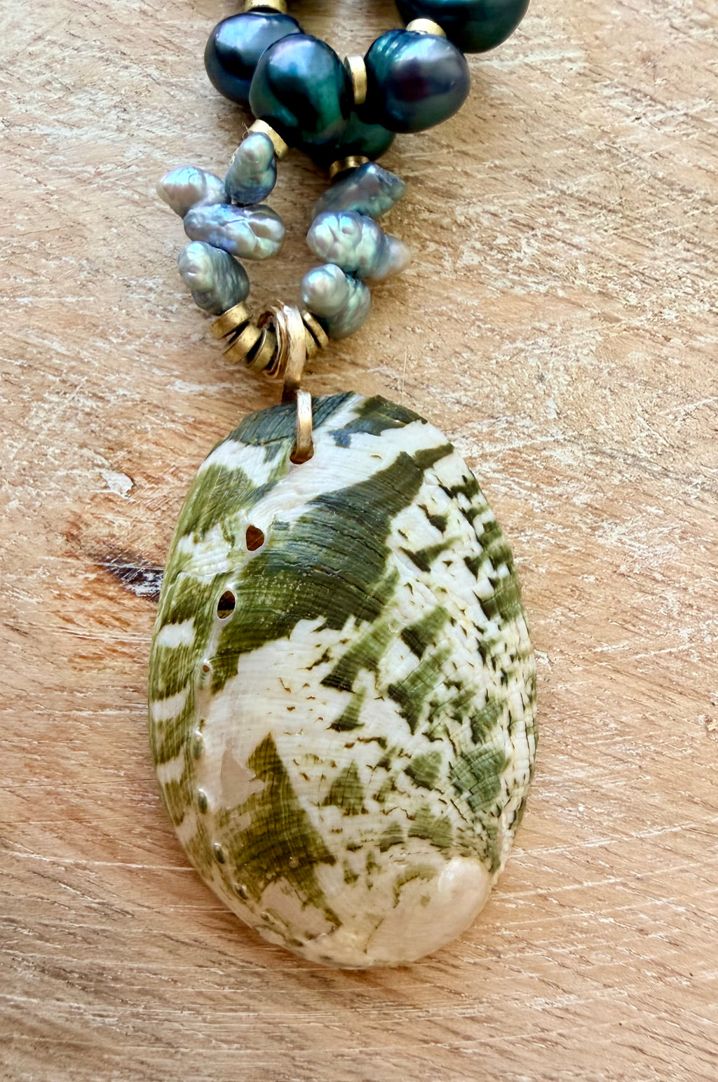 The Morro Bay Pearl & Abalone Necklace