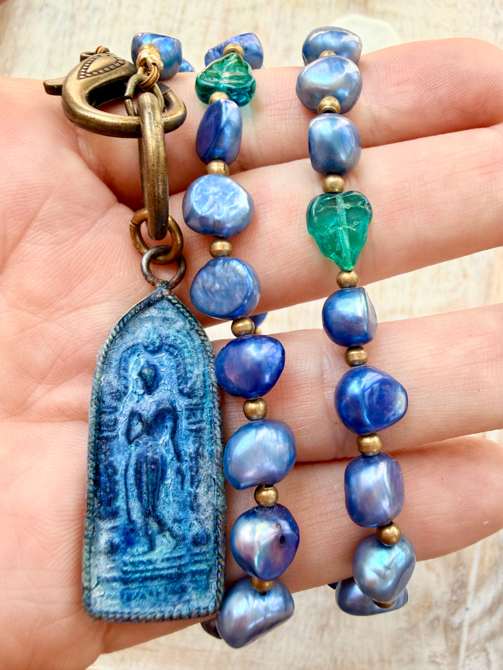 The San Juan Capistrano Pearl Buddha Necklace