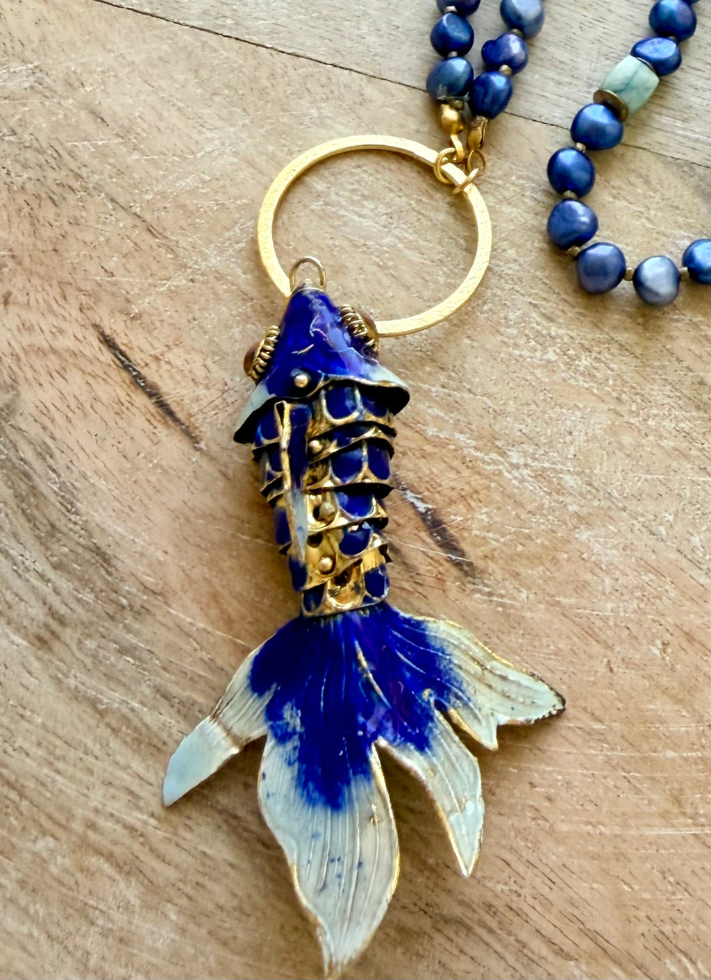Blue Pearl Laguna Necklace