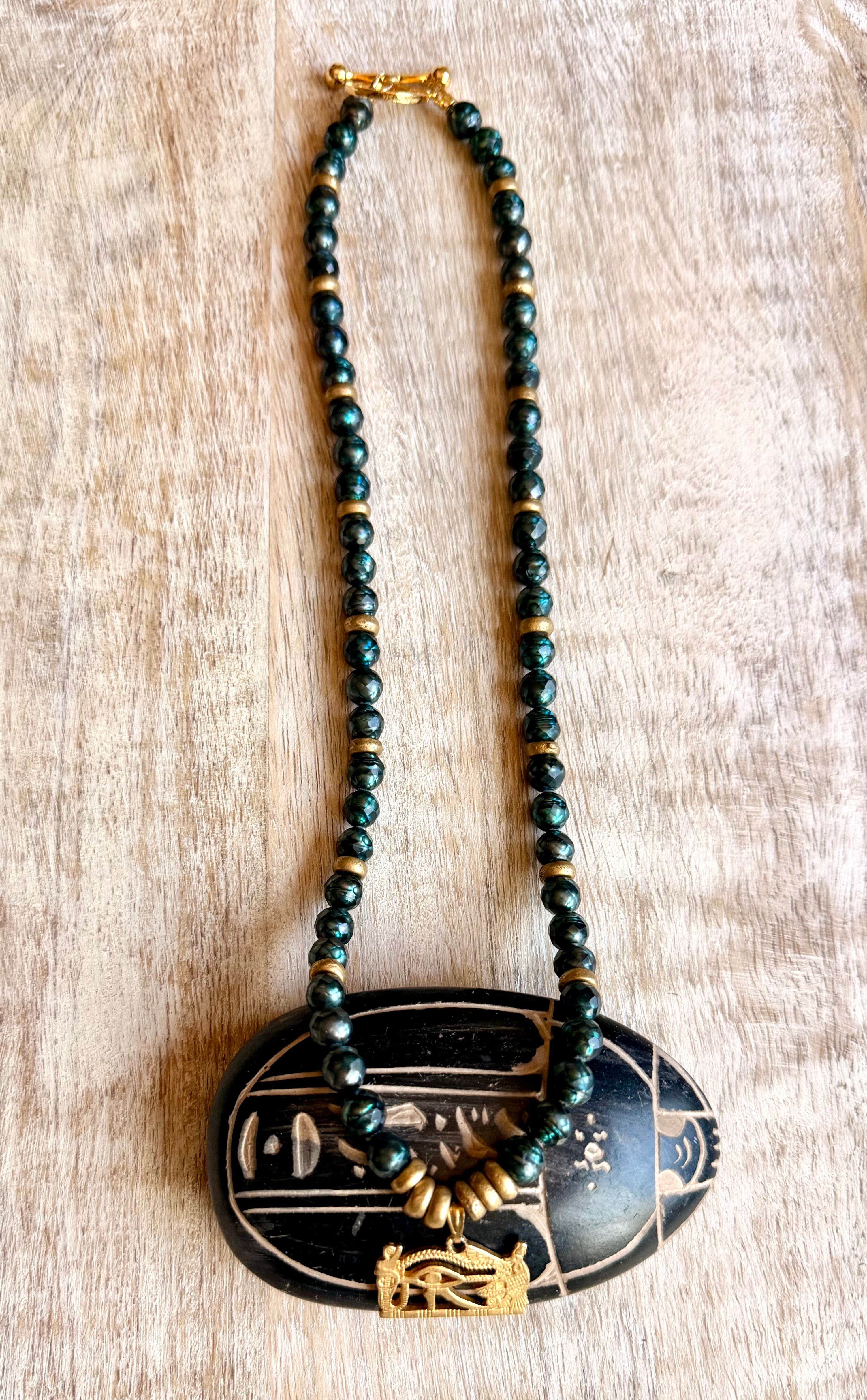The Isis Goddess Pearl Necklace