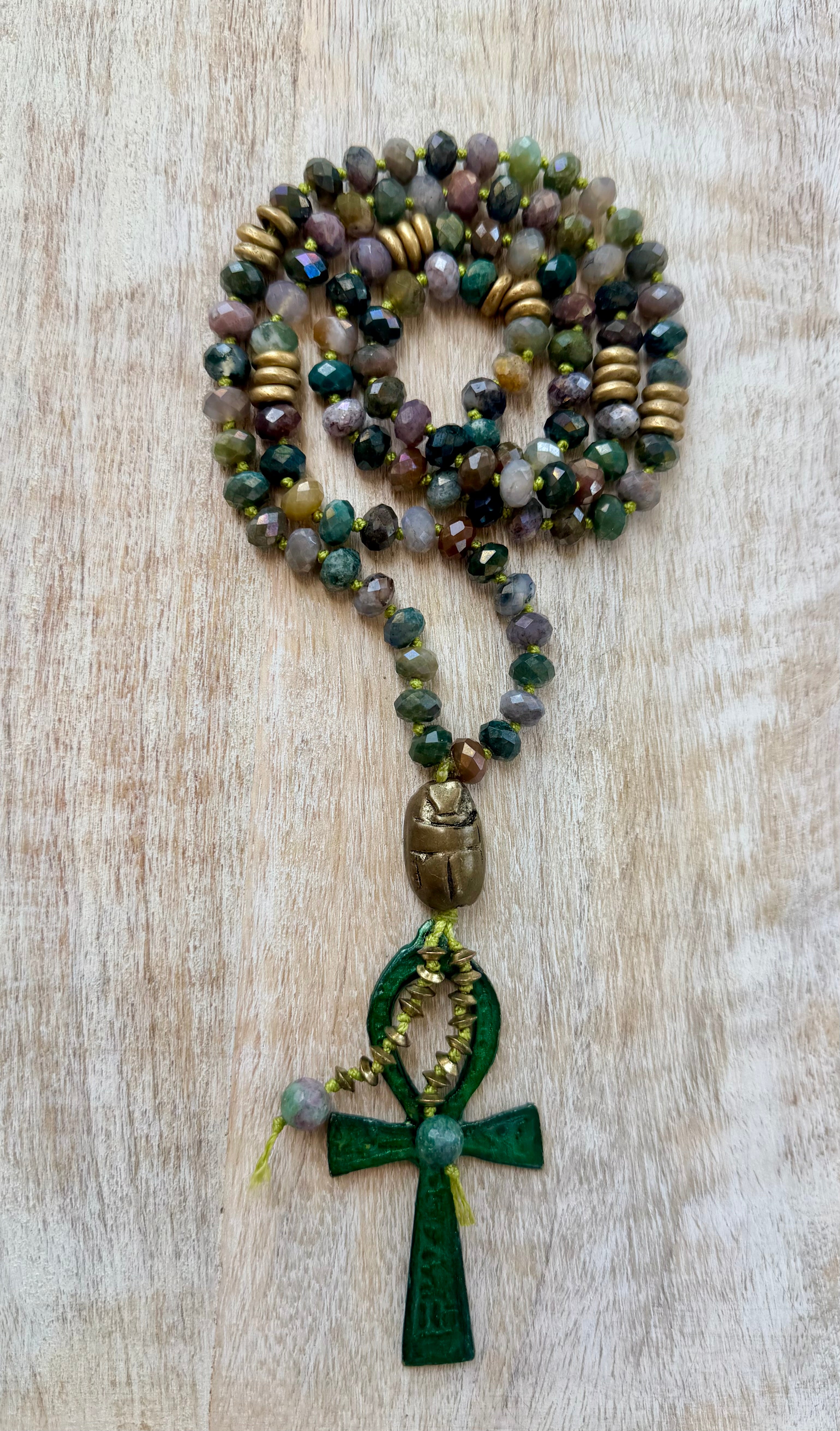 Abydos Egyptian Ankh Necklace
