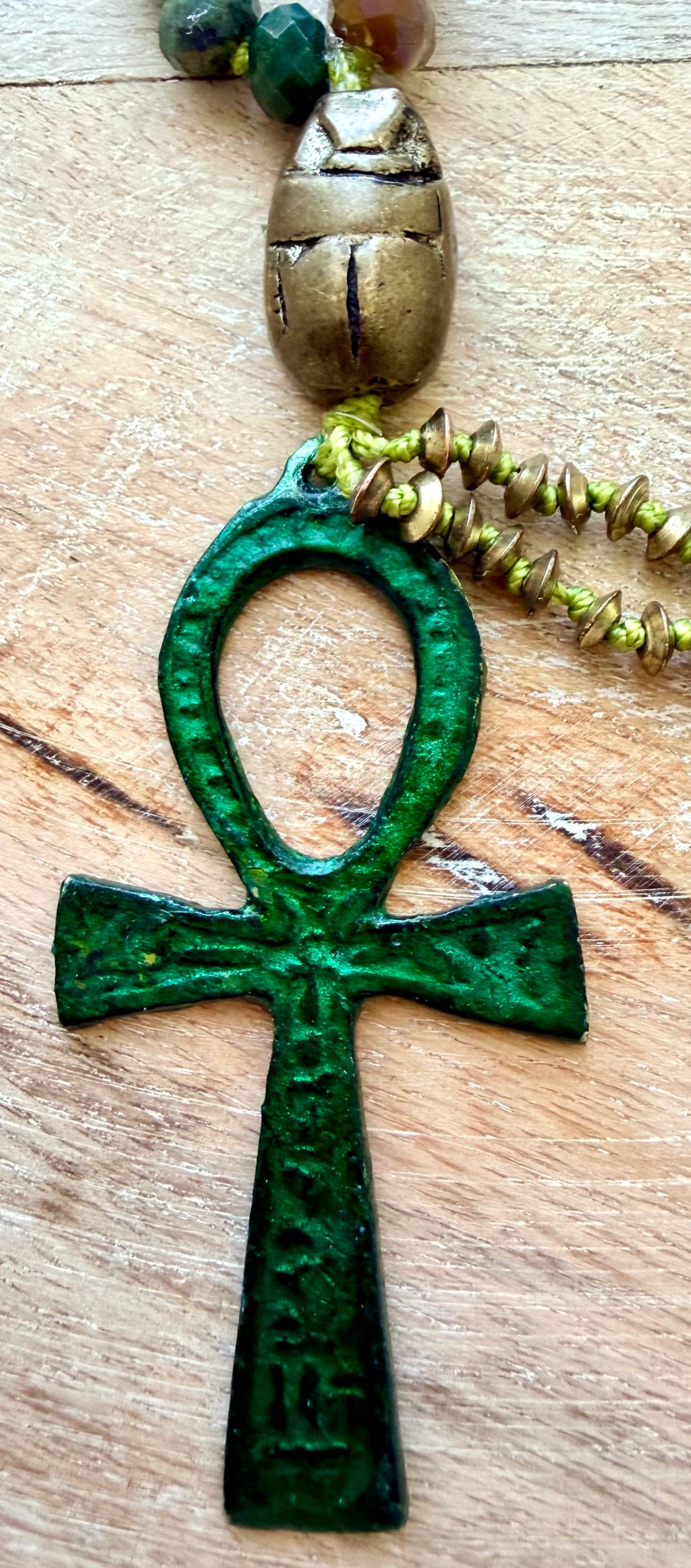 Abydos Egyptian Ankh Necklace