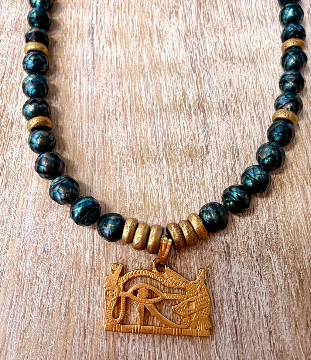 The Isis Goddess Pearl Necklace