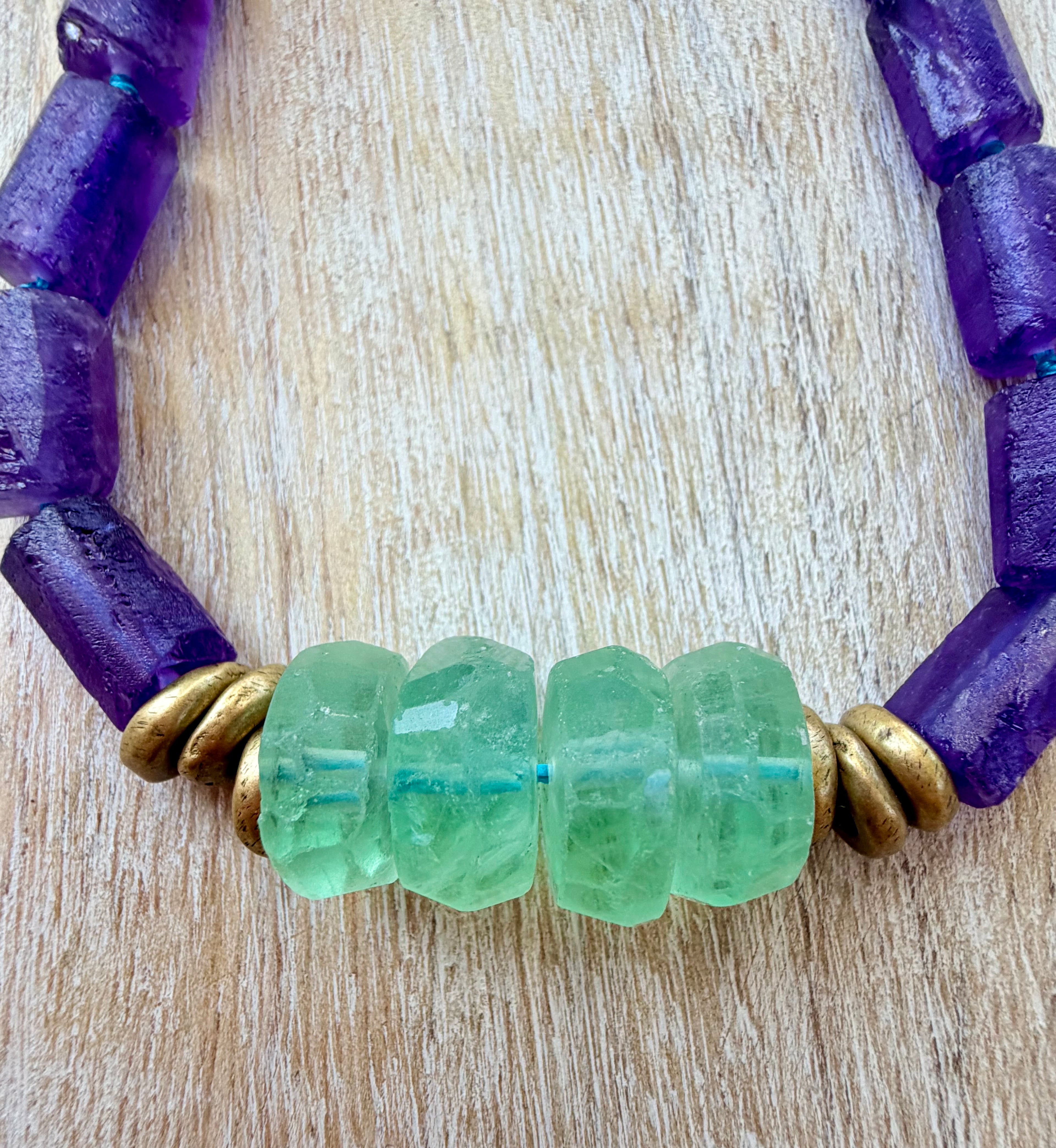 The Amethyst & Fluorite Choker