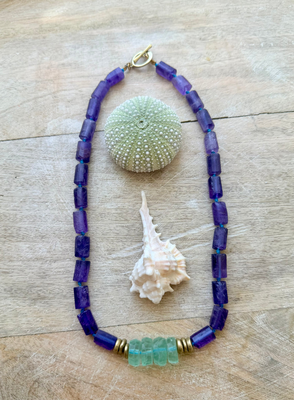 The Amethyst & Fluorite Choker