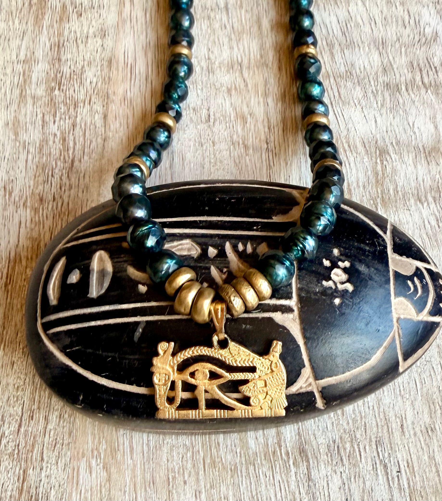 The Isis Goddess Pearl Necklace