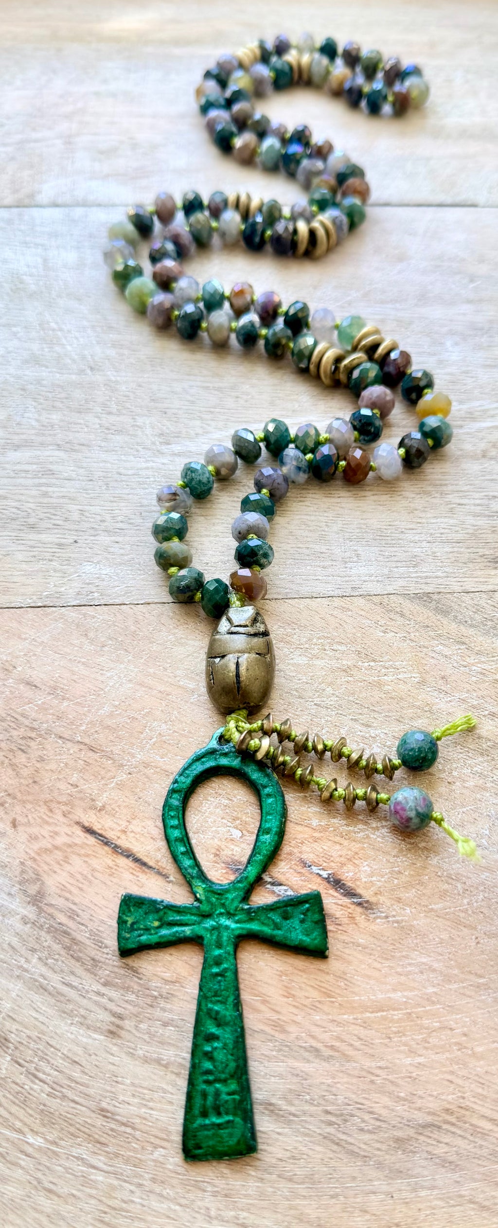 Abydos Egyptian Ankh Necklace