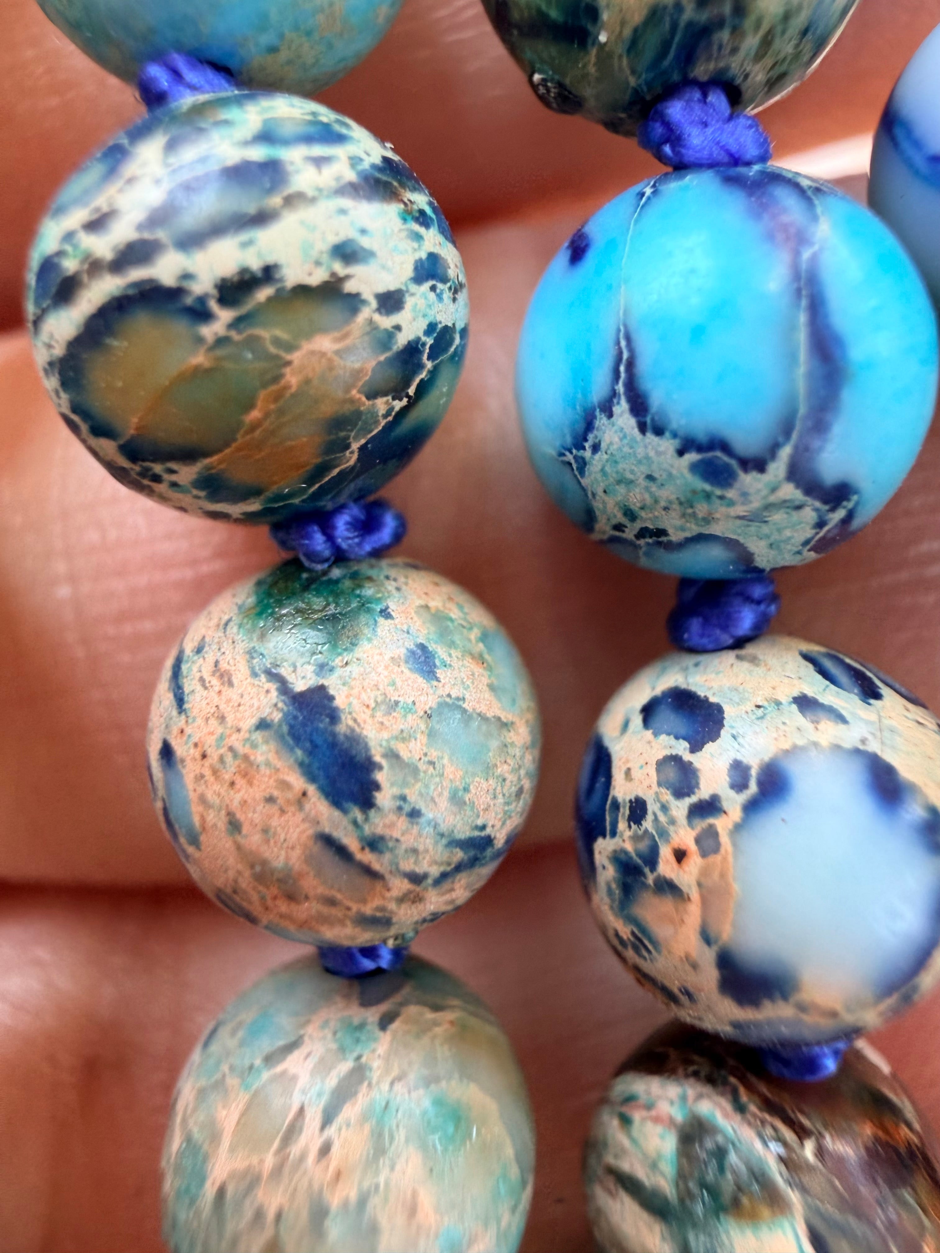 Sunset Beach Mala Necklace