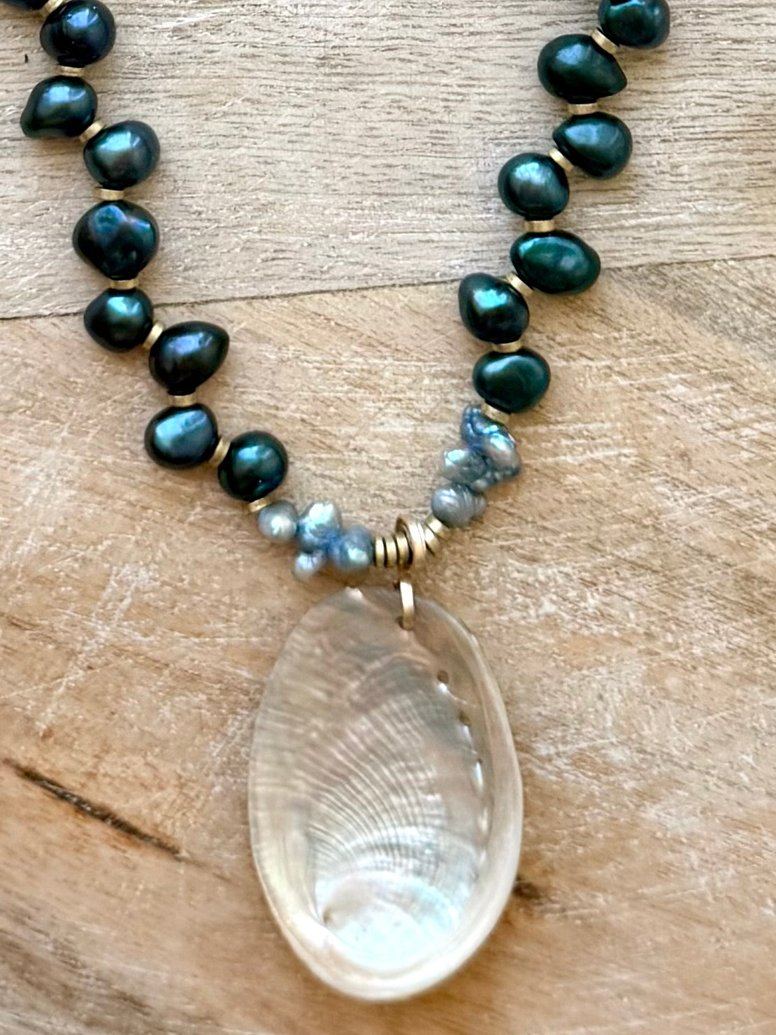 The Morro Bay Pearl & Abalone Necklace