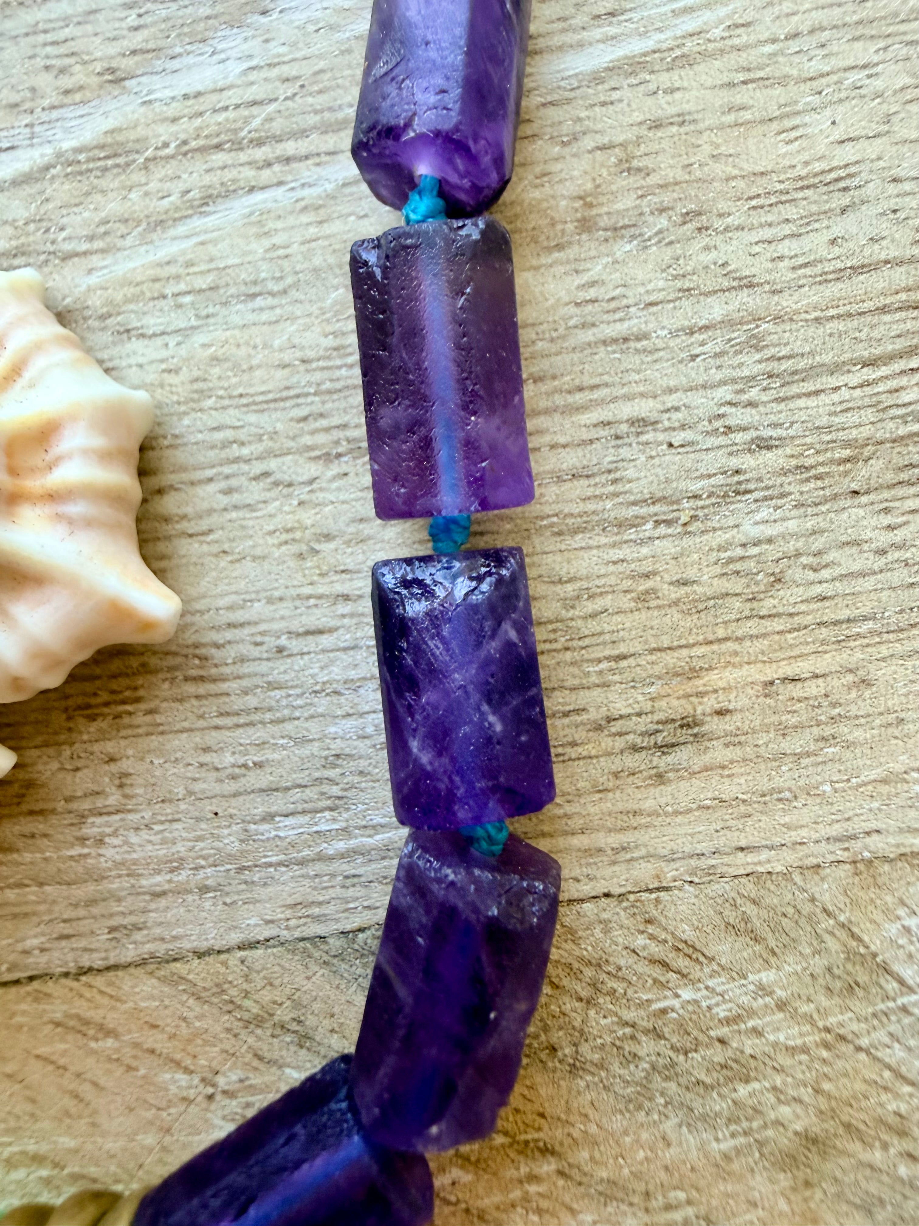 The Amethyst & Fluorite Choker