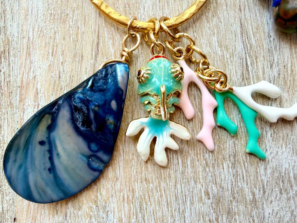 Sunset Beach Mala Necklace
