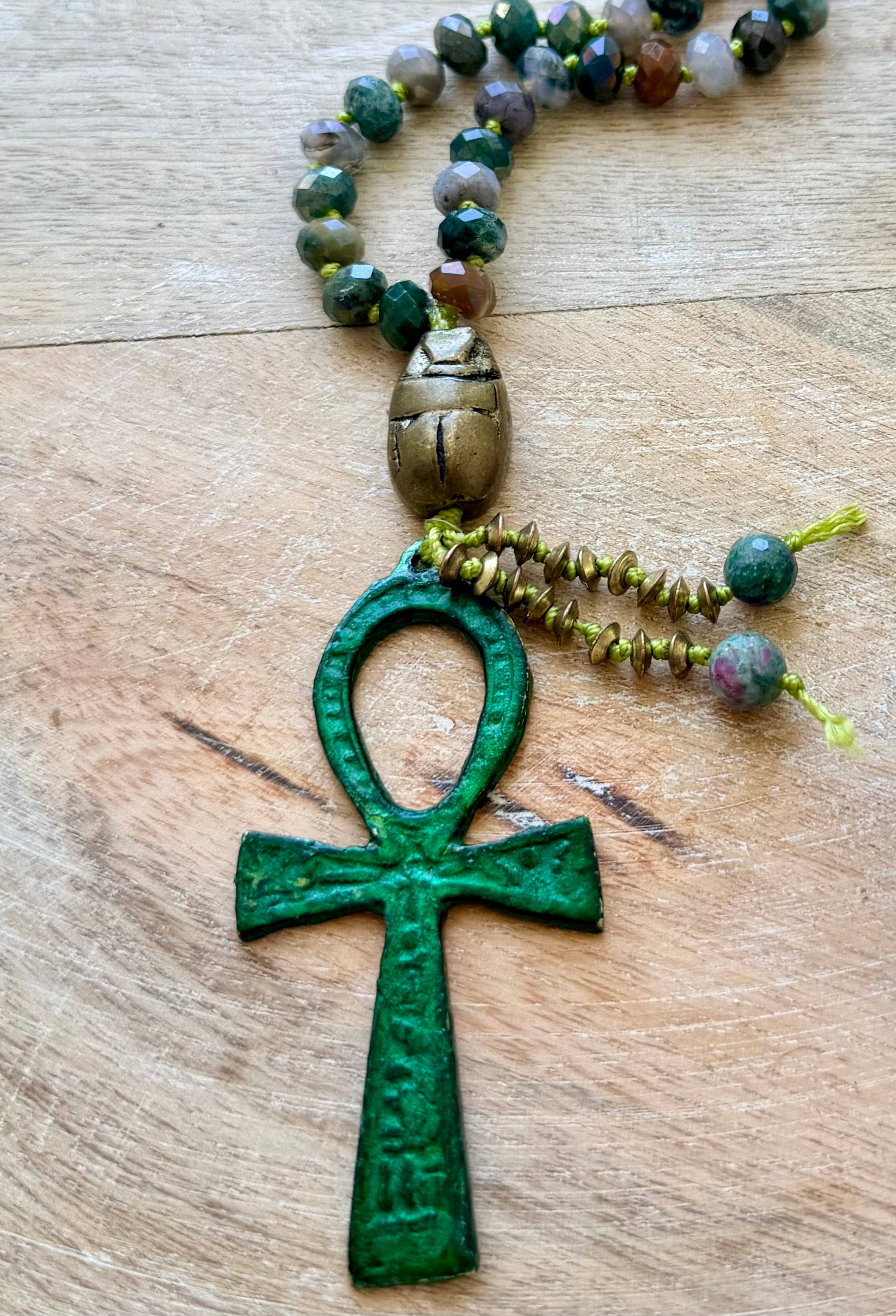 Abydos Egyptian Ankh Necklace