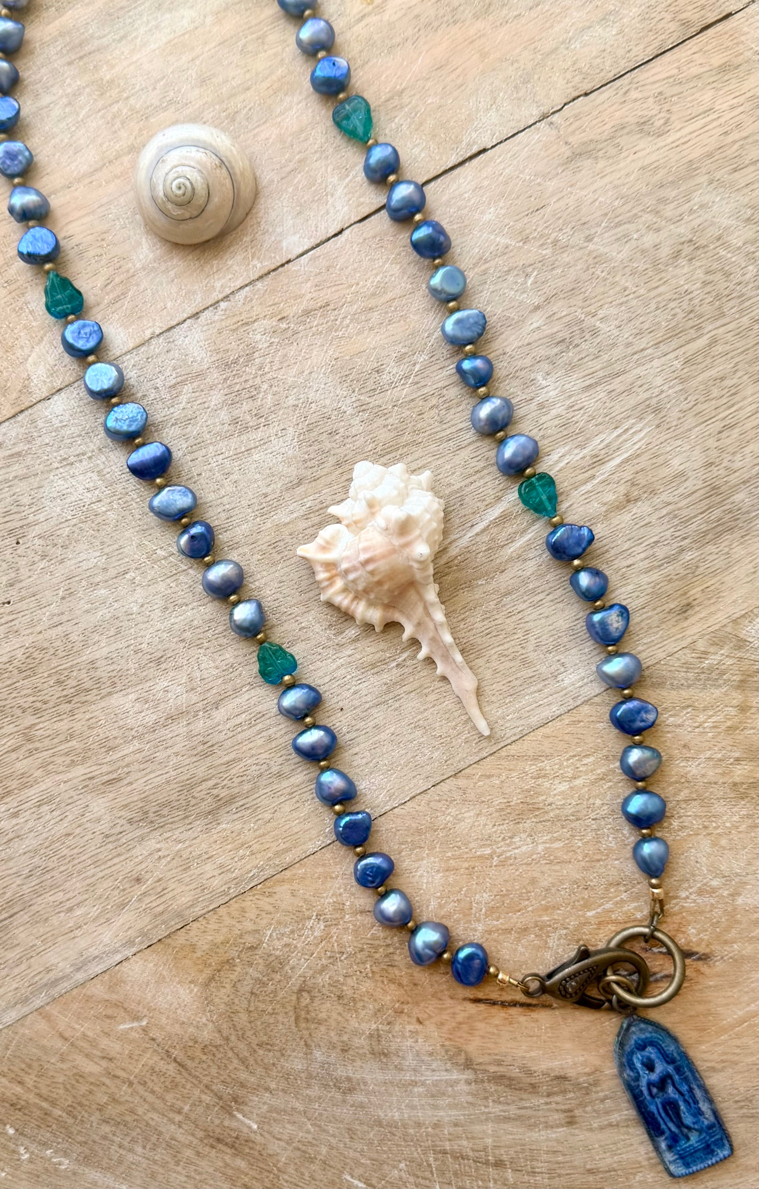 The San Juan Capistrano Pearl Buddha Necklace