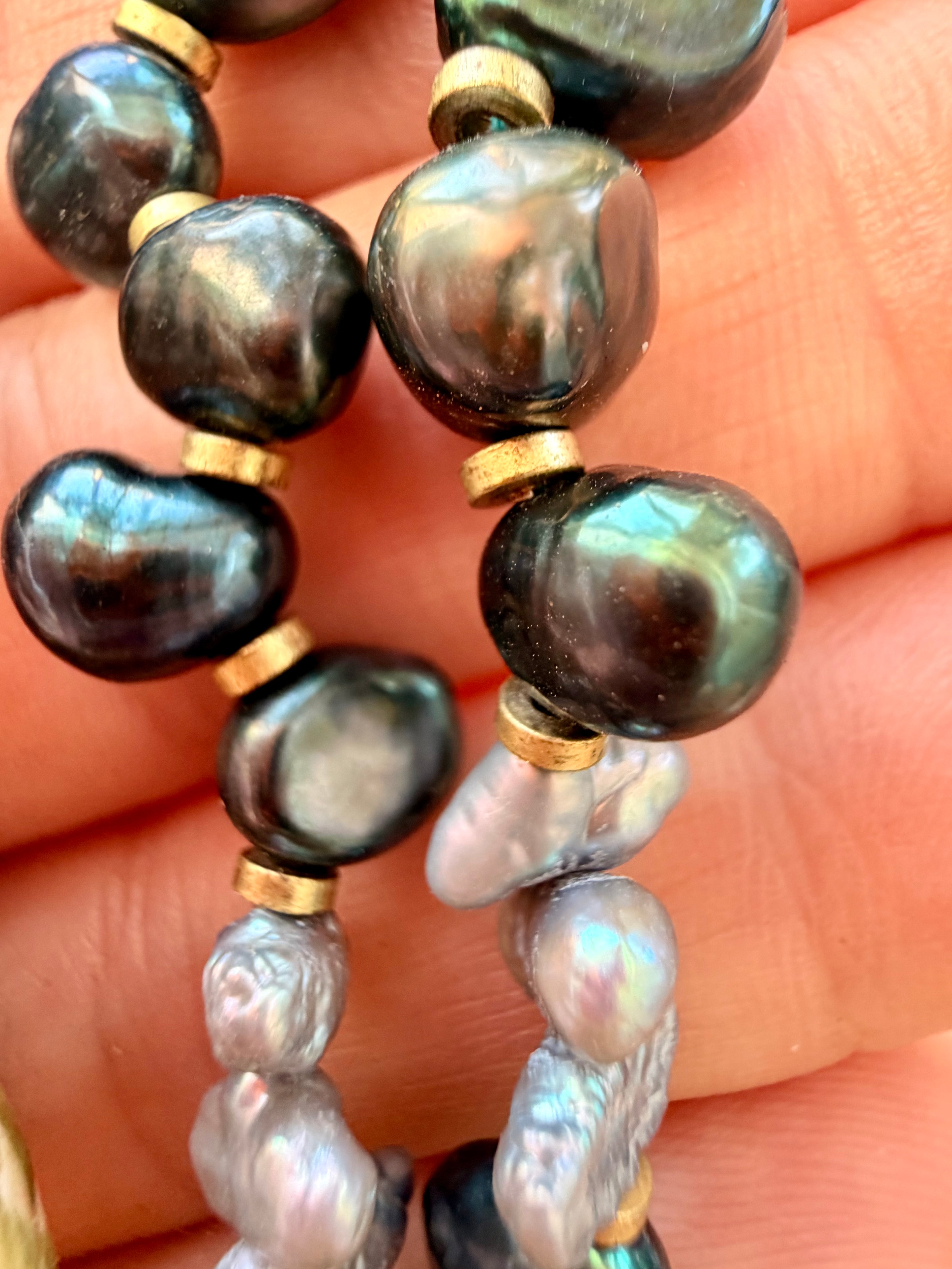 The Morro Bay Pearl & Abalone Necklace