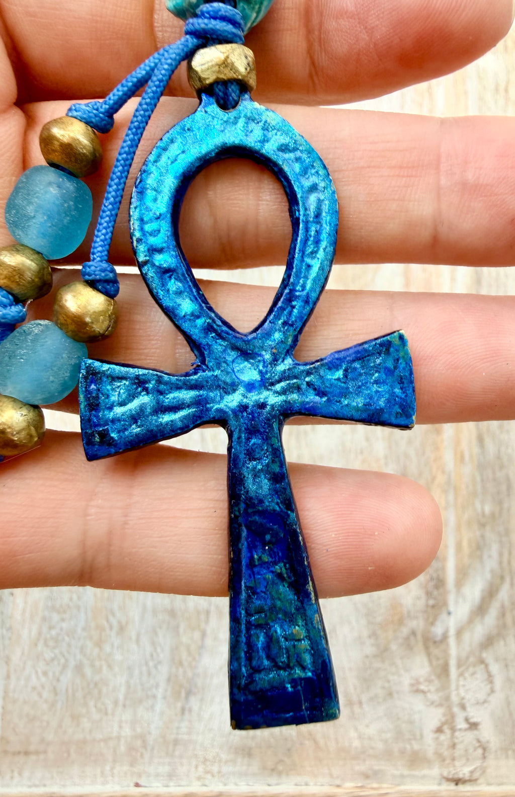 Saqquara Egyptian Ankh Necklace
