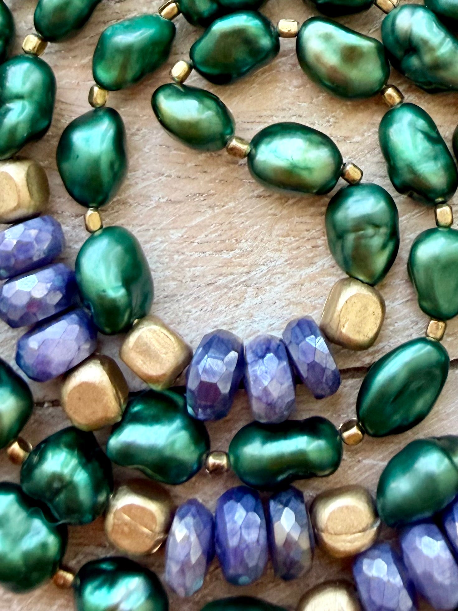 Cambria Pearl & Abalone Necklace