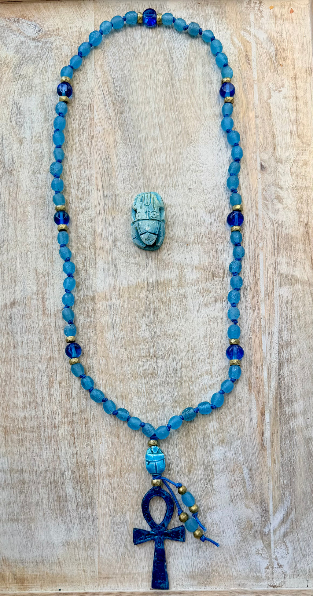 Saqquara Egyptian Ankh Necklace