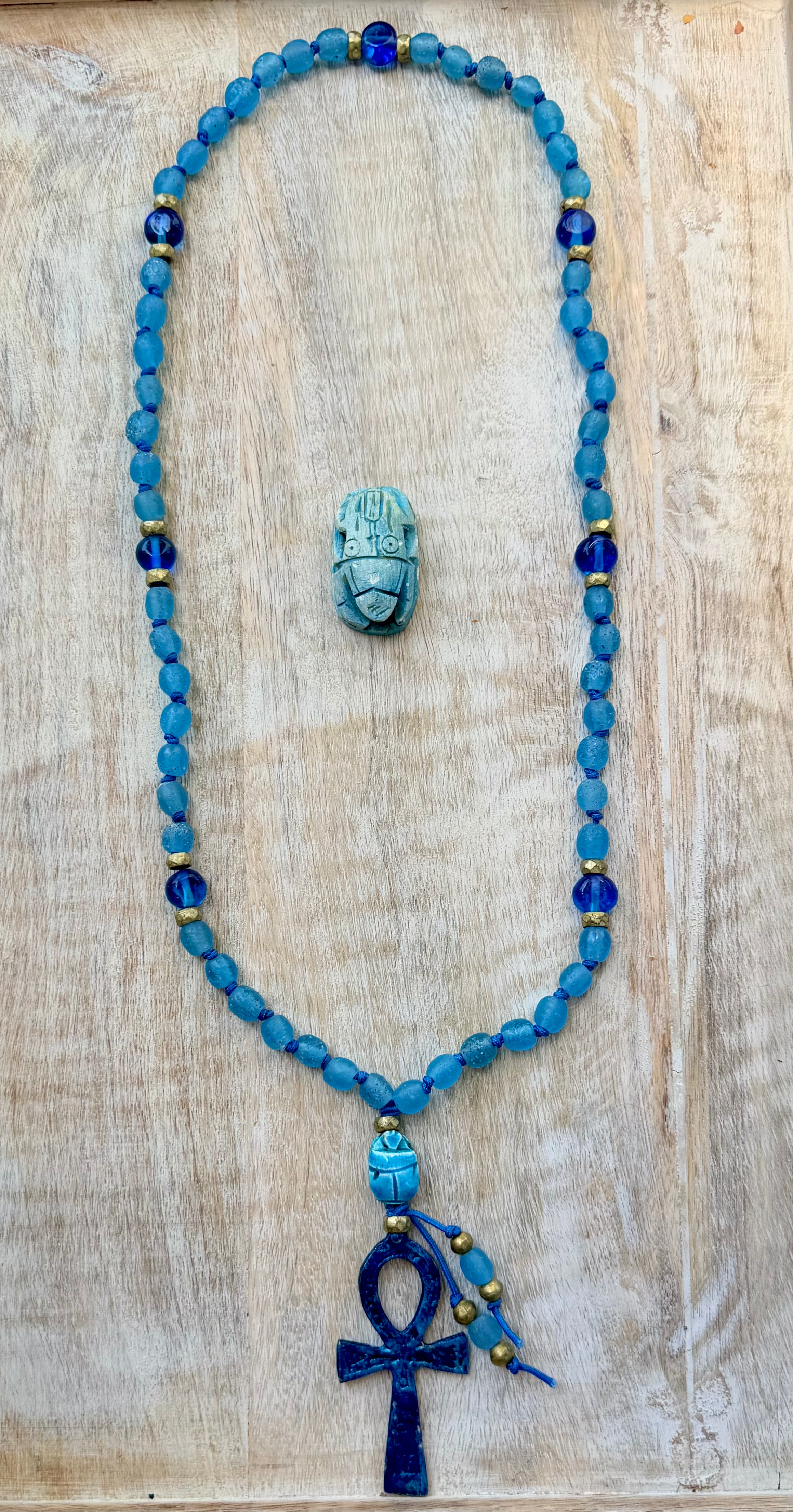 Saqquara Egyptian Ankh Necklace