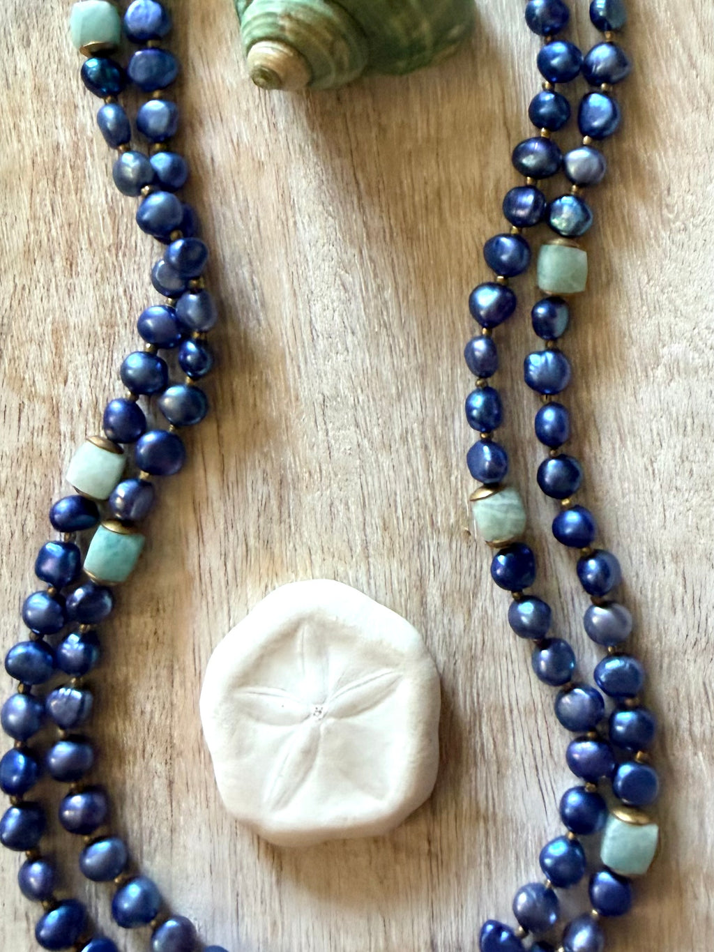 Blue Pearl Laguna Necklace
