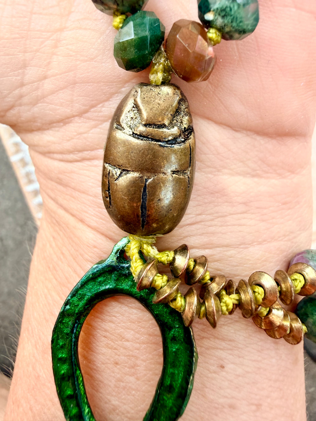 Abydos Egyptian Ankh Necklace