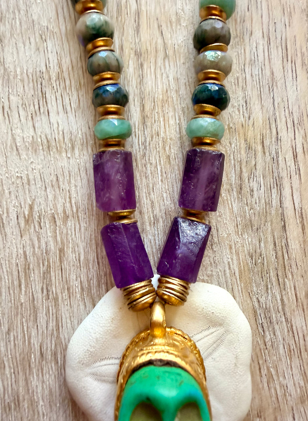 Maya Skull Necklace