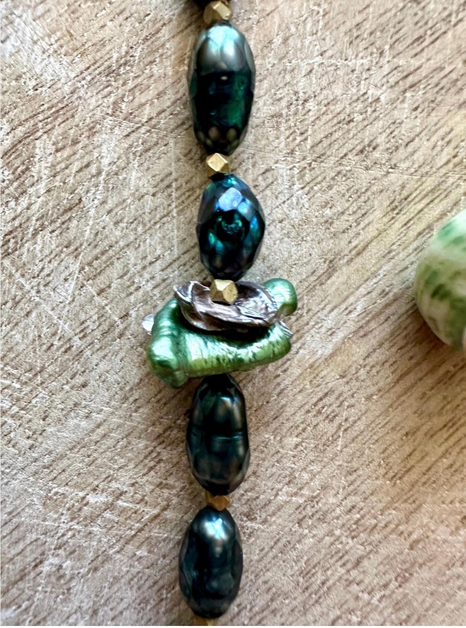 The Los Osos Pearl & Abalone Necklace