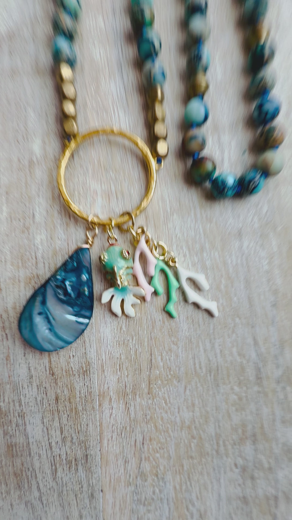 Sunset Beach Mala Necklace