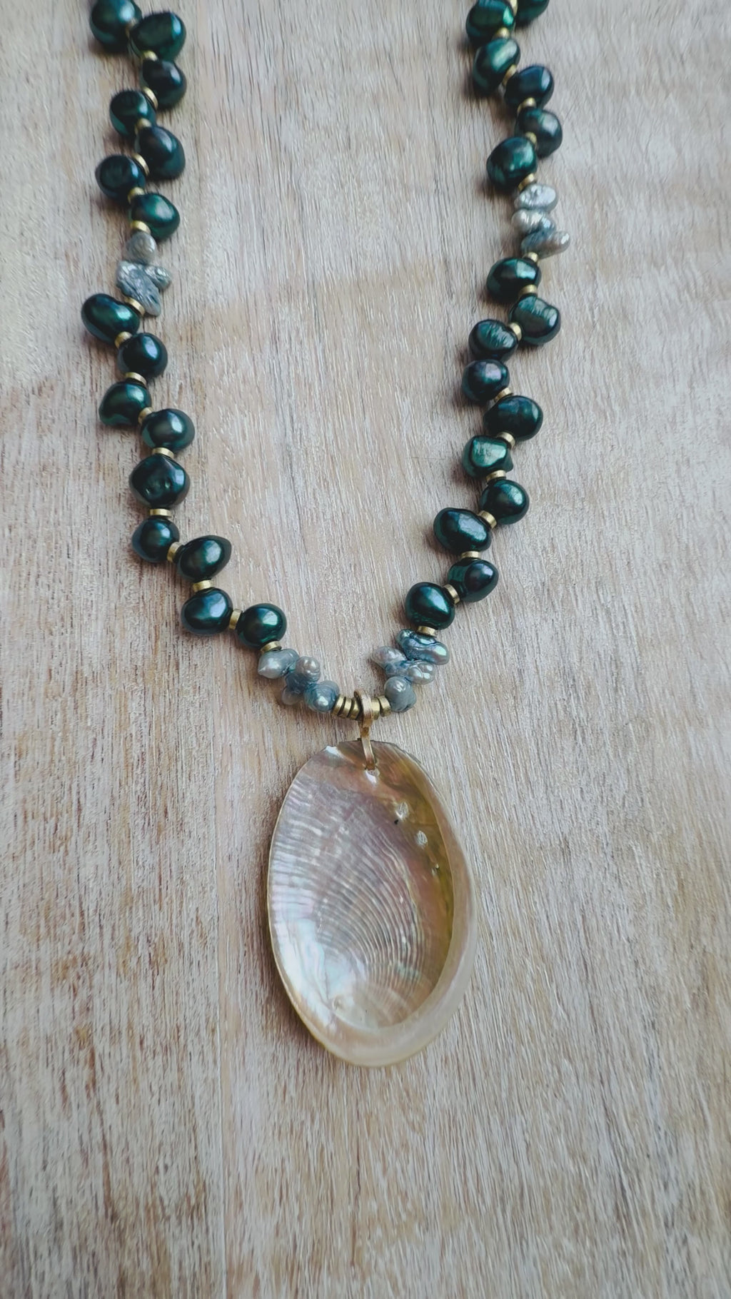 The Morro Bay Pearl & Abalone Necklace