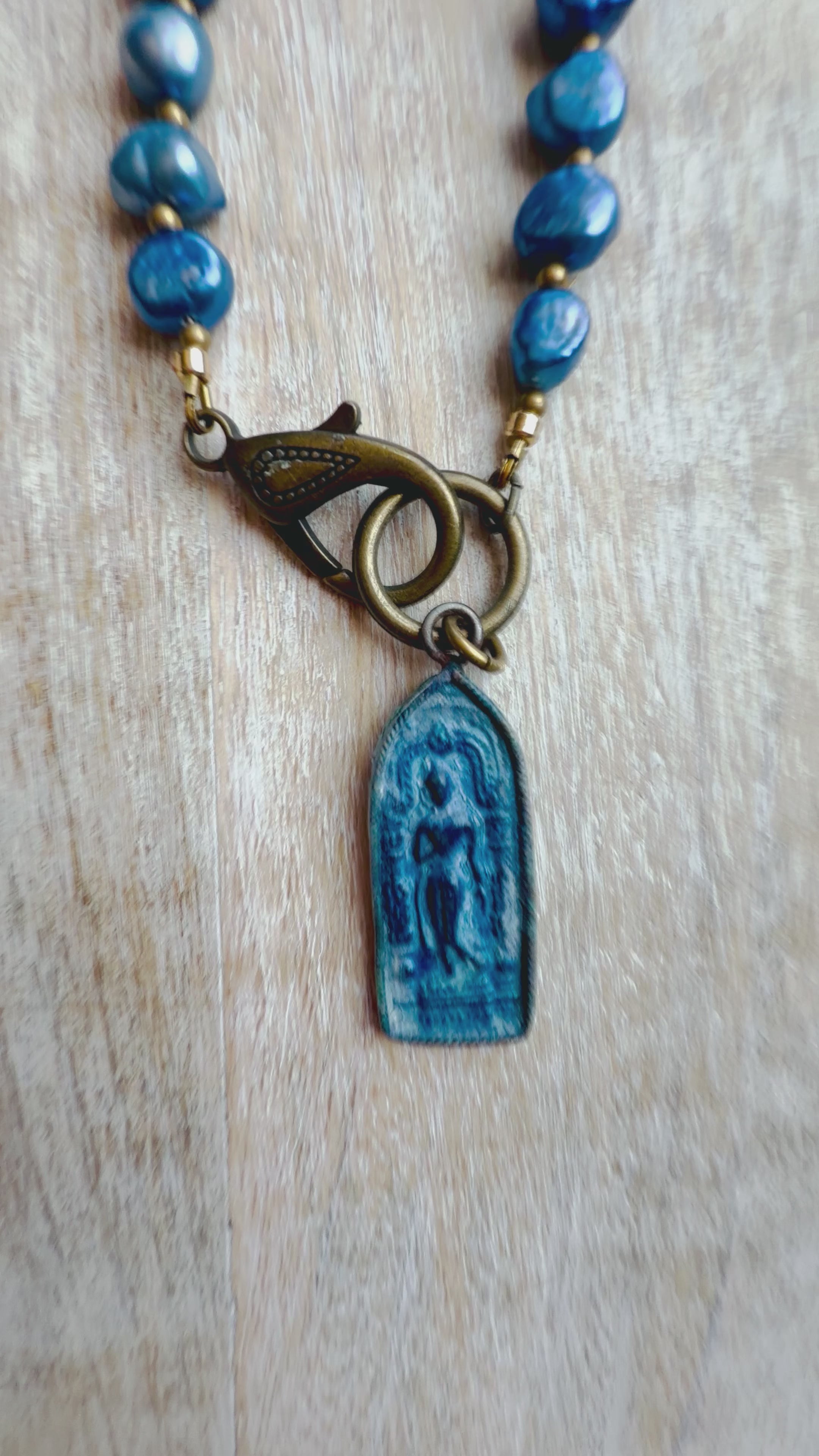 The San Juan Capistrano Pearl Buddha Necklace